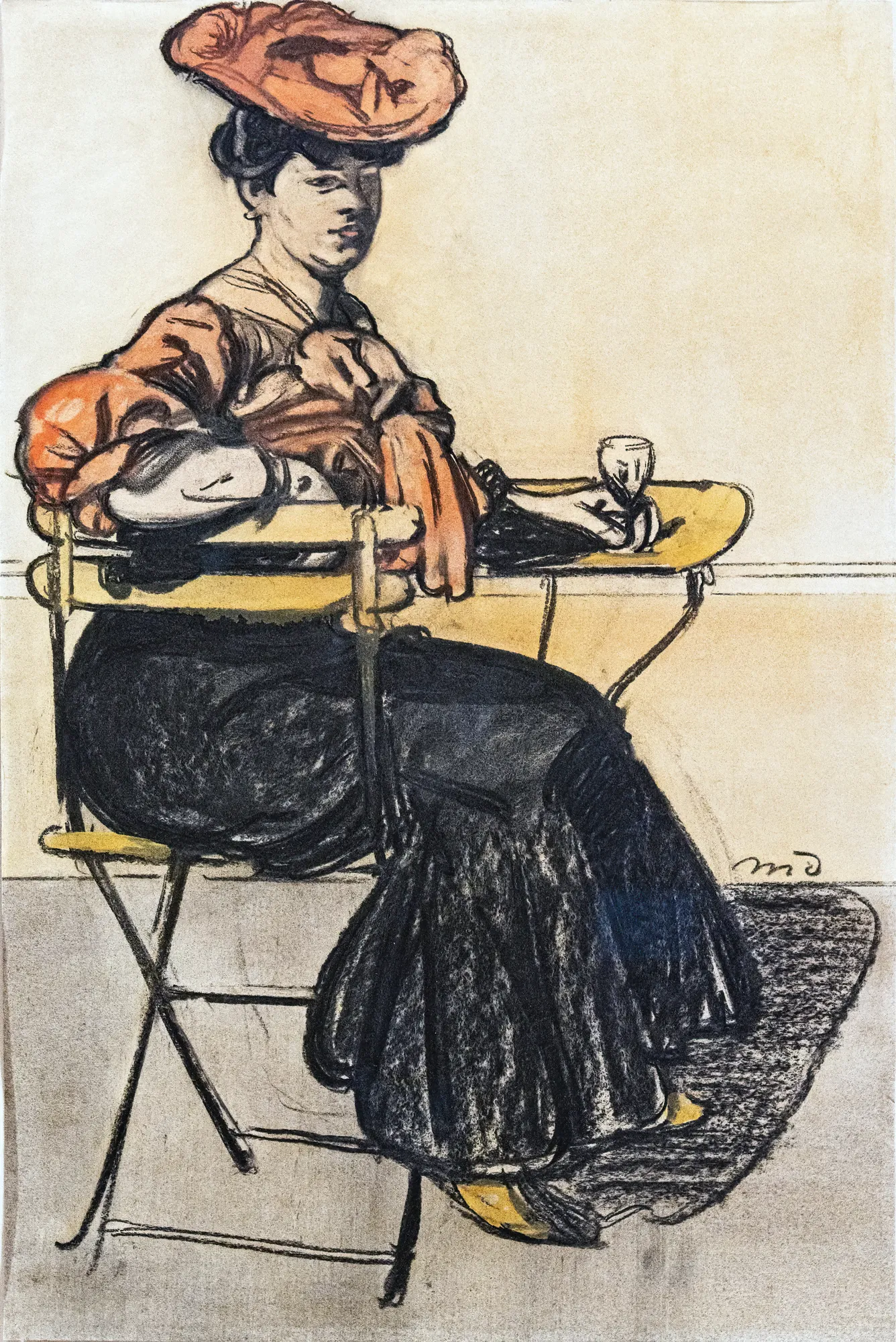 Woman Seated at a Café