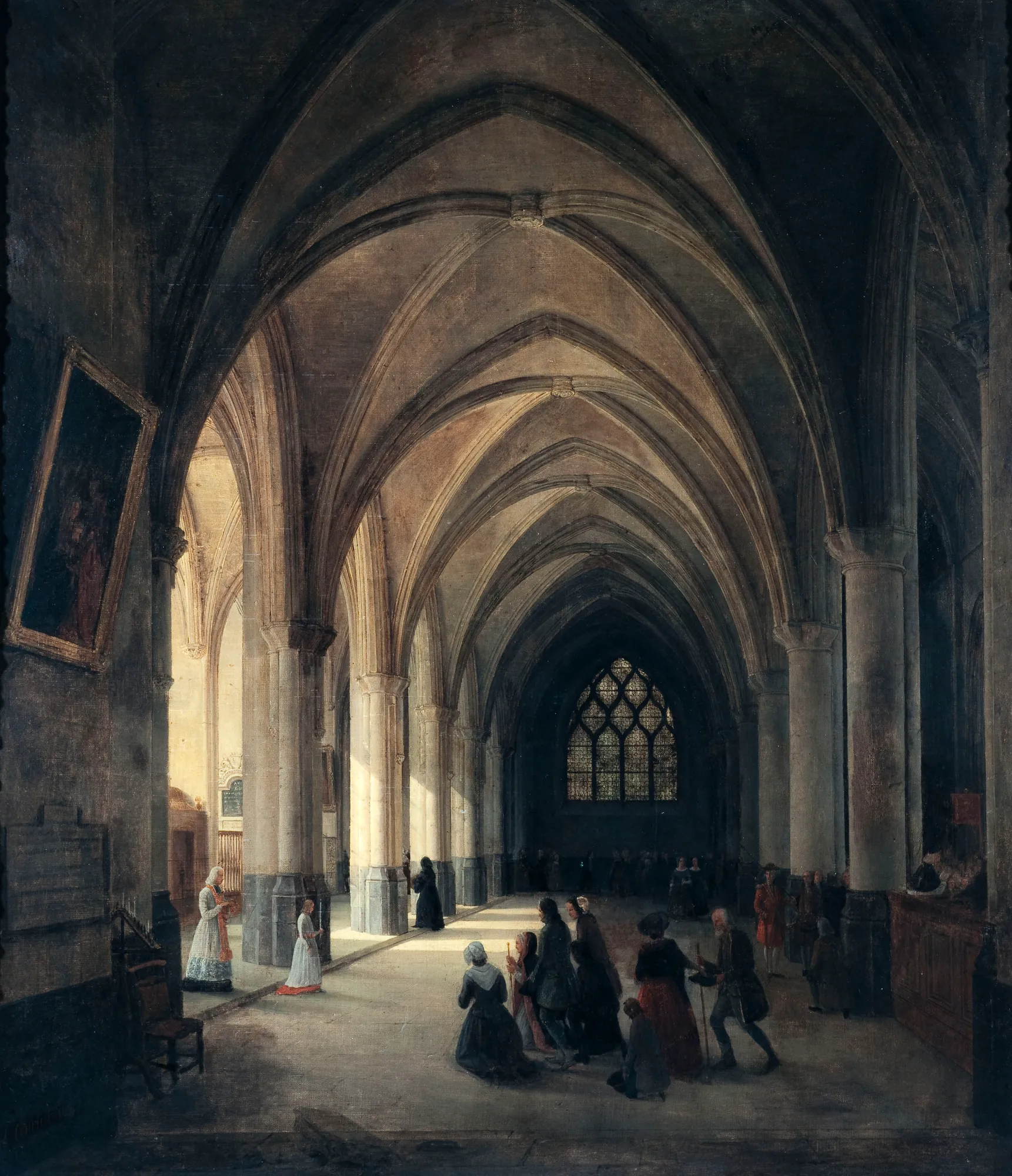Interior View of the Church of Saint-Benoît-le-Bestourné