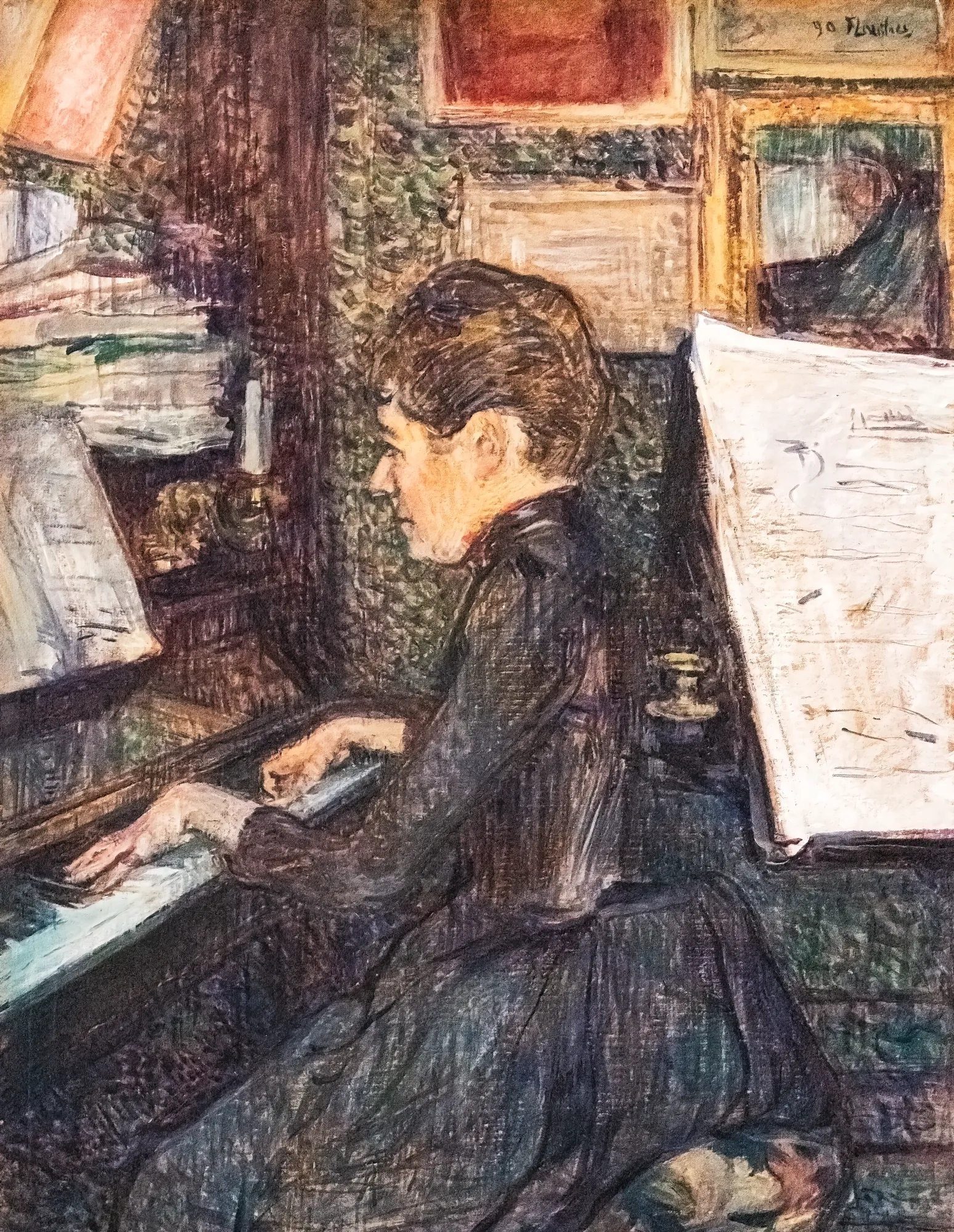 Mademoiselle Dihau au Piano