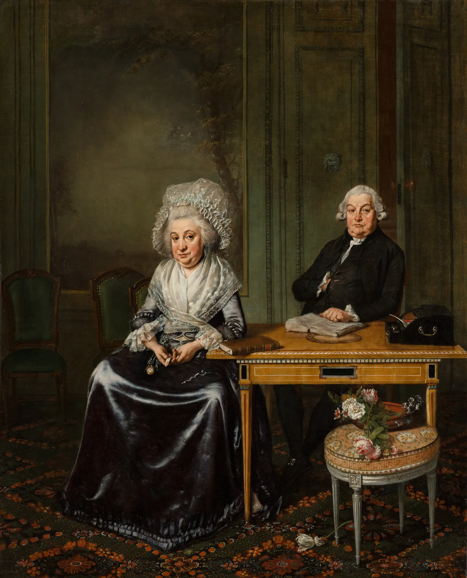 Portrait of Jacob Feitama and Elisabeth de Haan