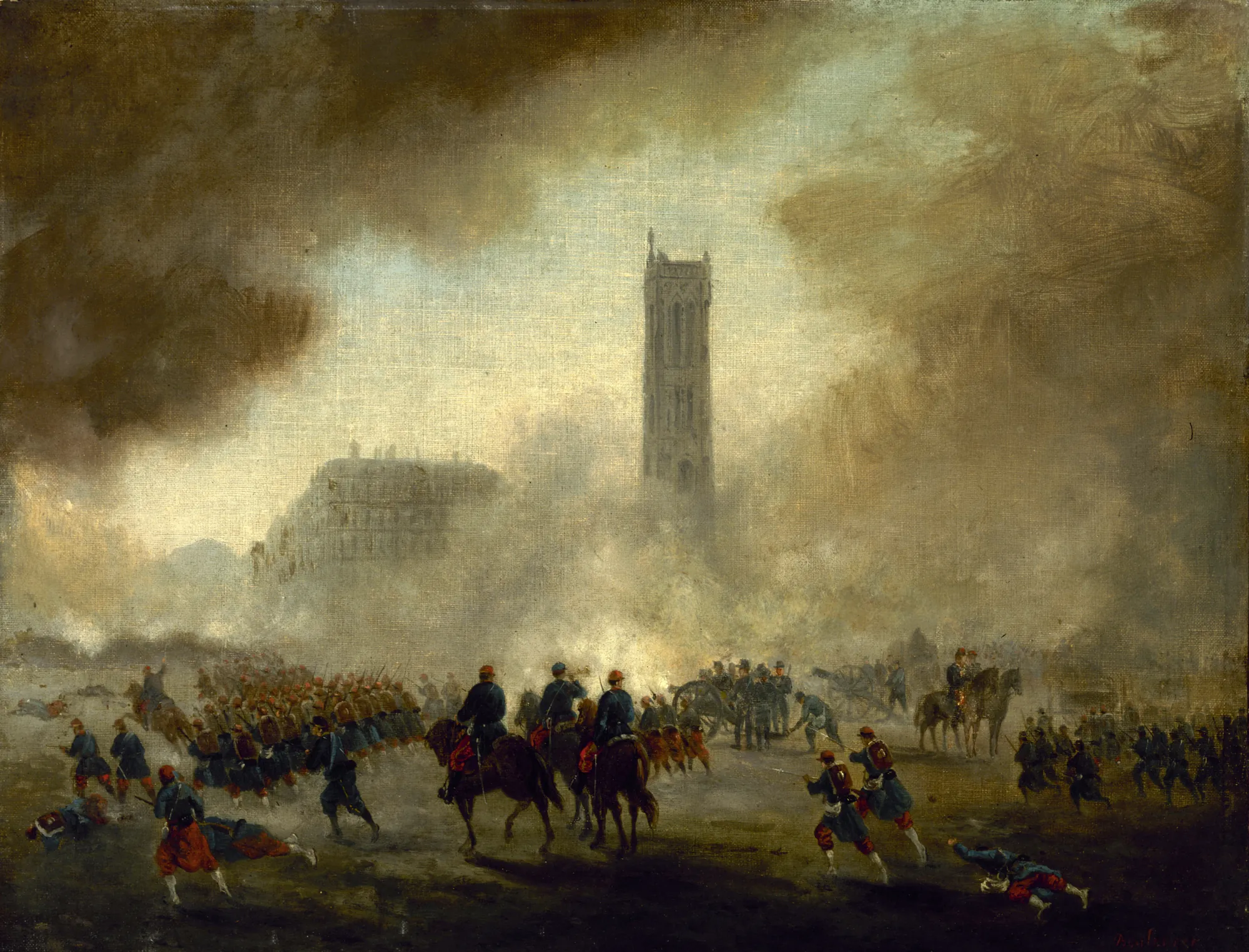 The Saint-Jacques Tower Retaken by the Versailles Troops