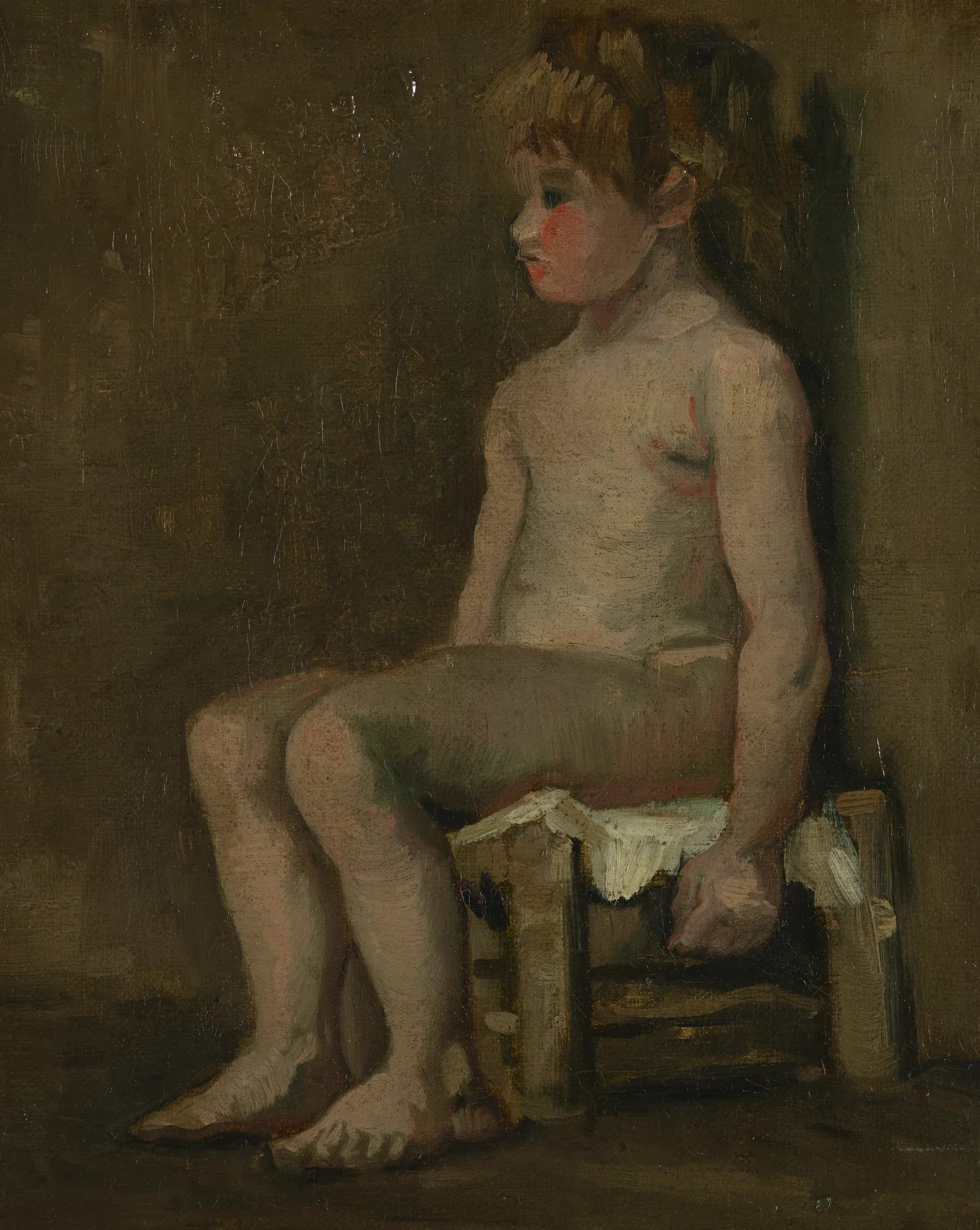 Nude Girl, Seated