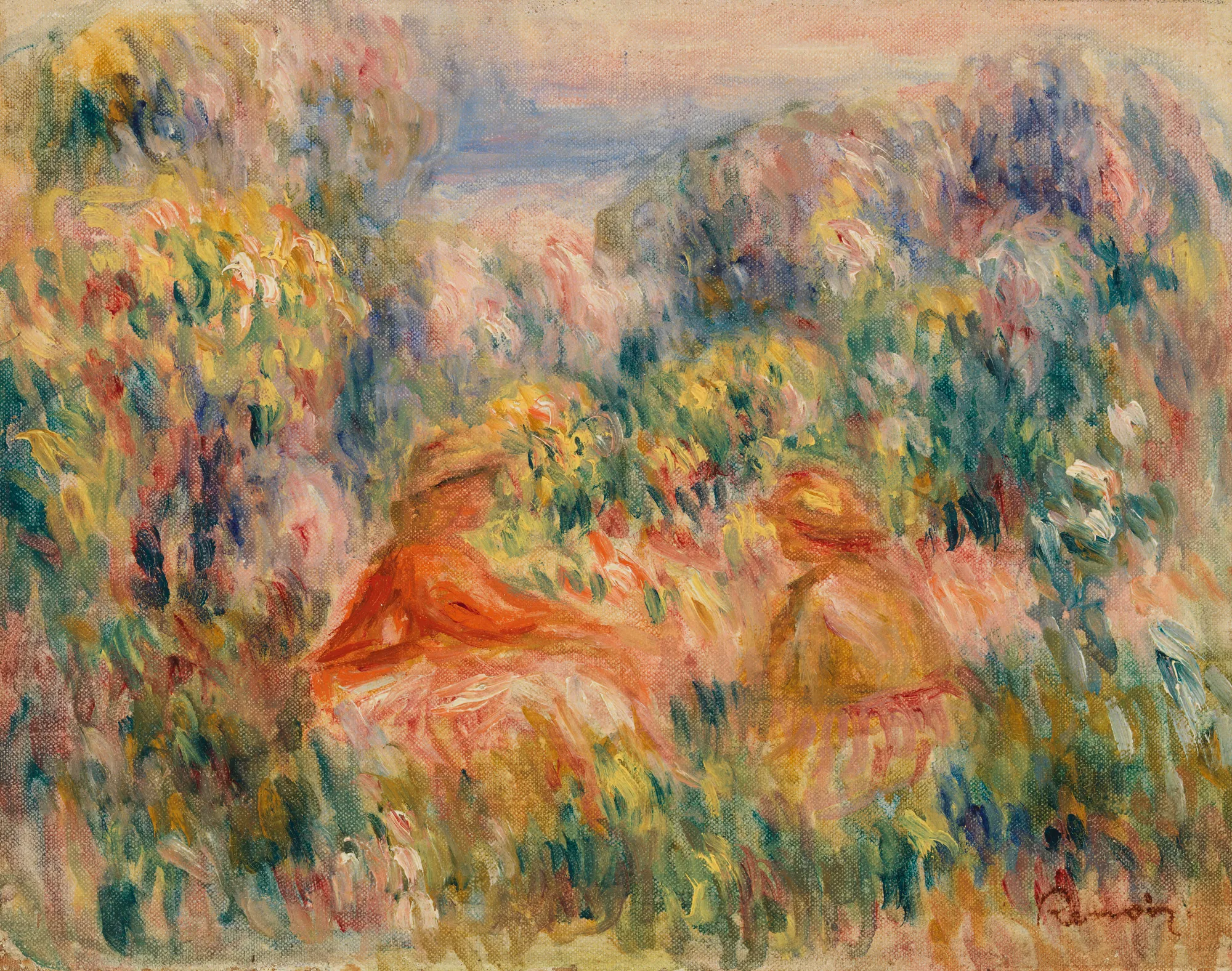 Two Women in a Landscape (Deux femmes dans un paysage)