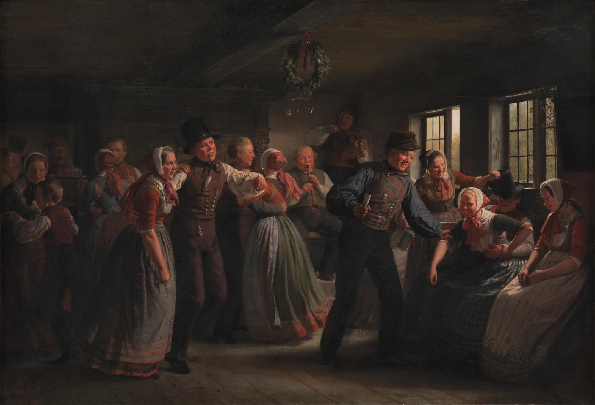 A Country Dance in the Hedebo District, Zealand