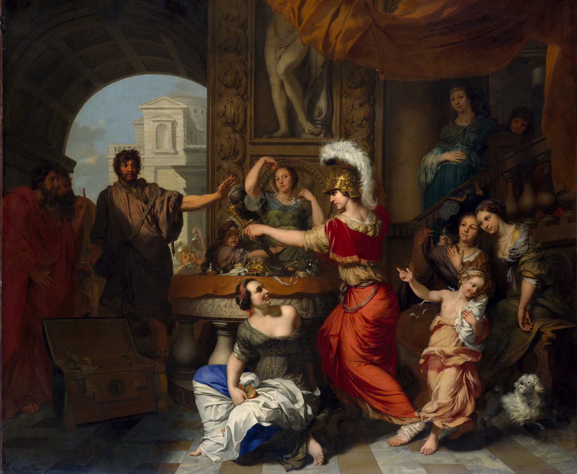 Achilles Discovered Amongst the Daughters of Lycomedes