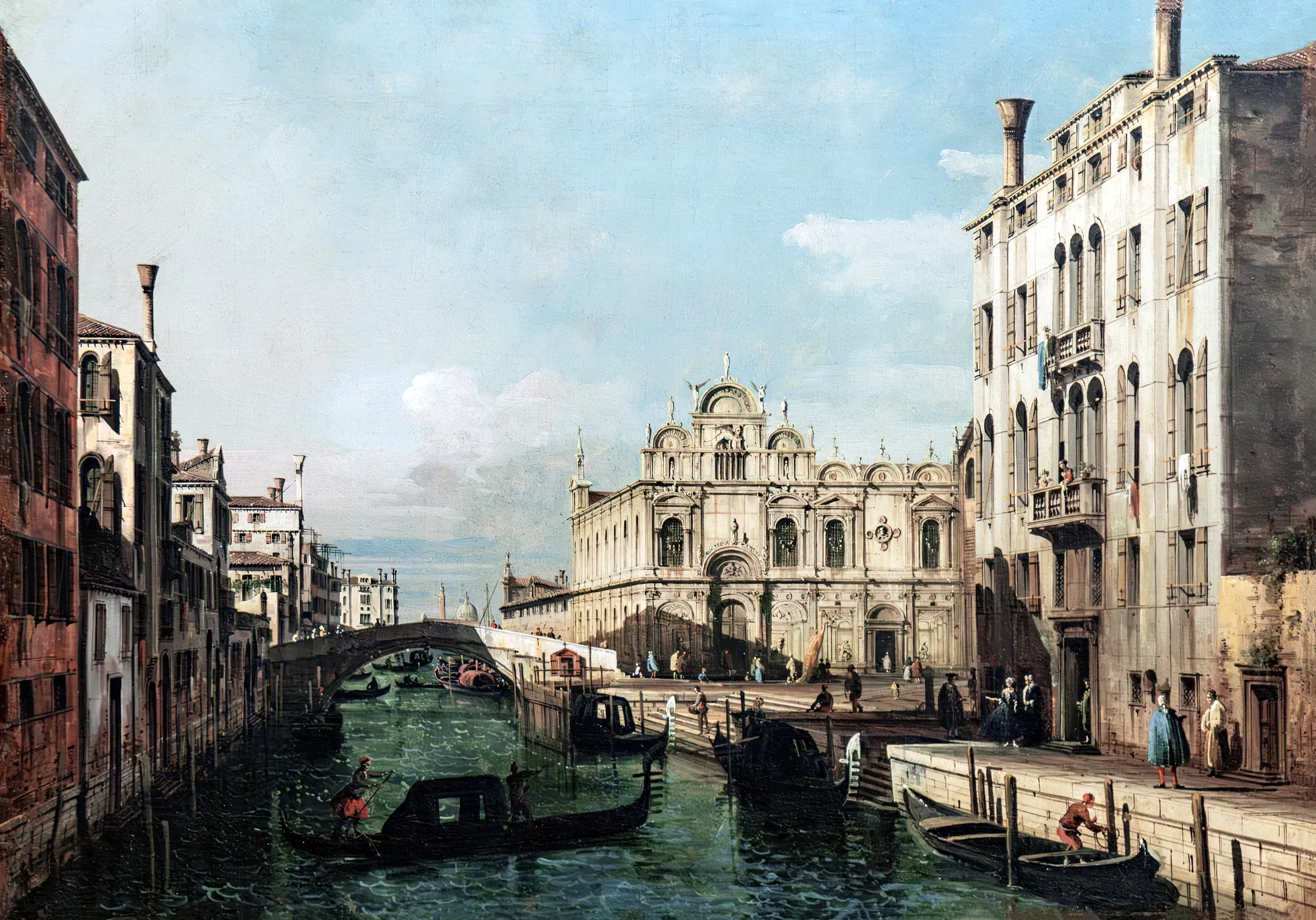 Rio dei Mendicanti with the Scuola di San Marco