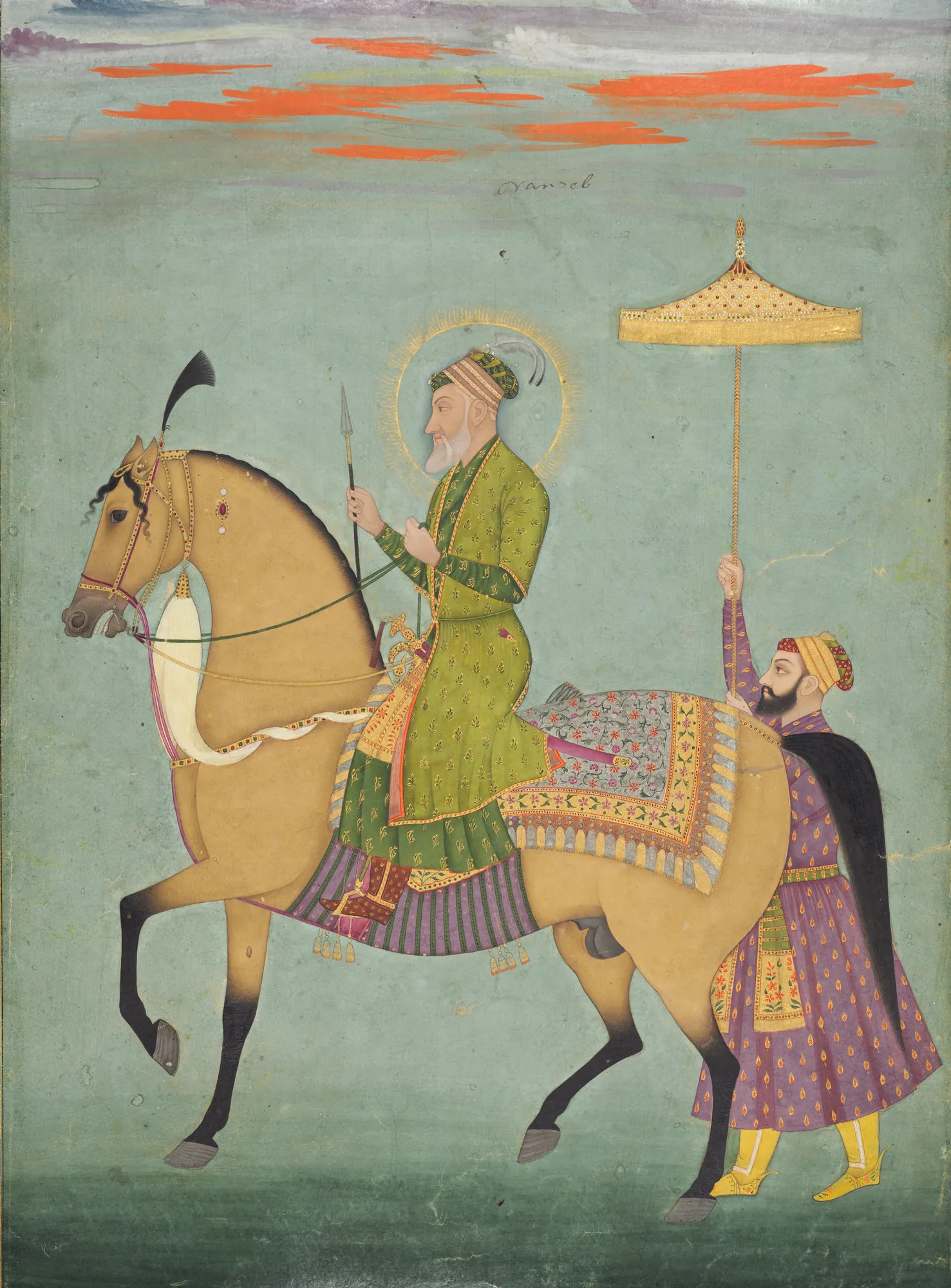 The Emperor Alamgir on Horseback