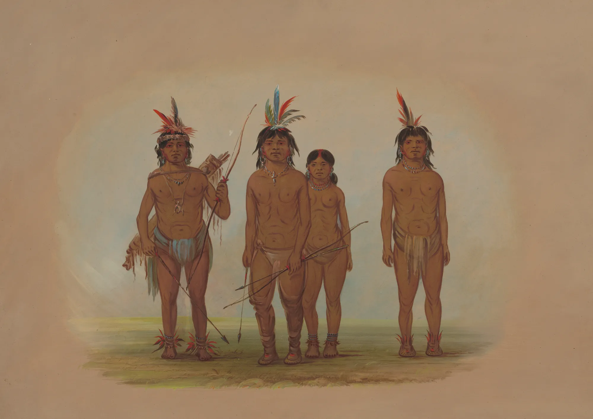 Four Macouchi Indians