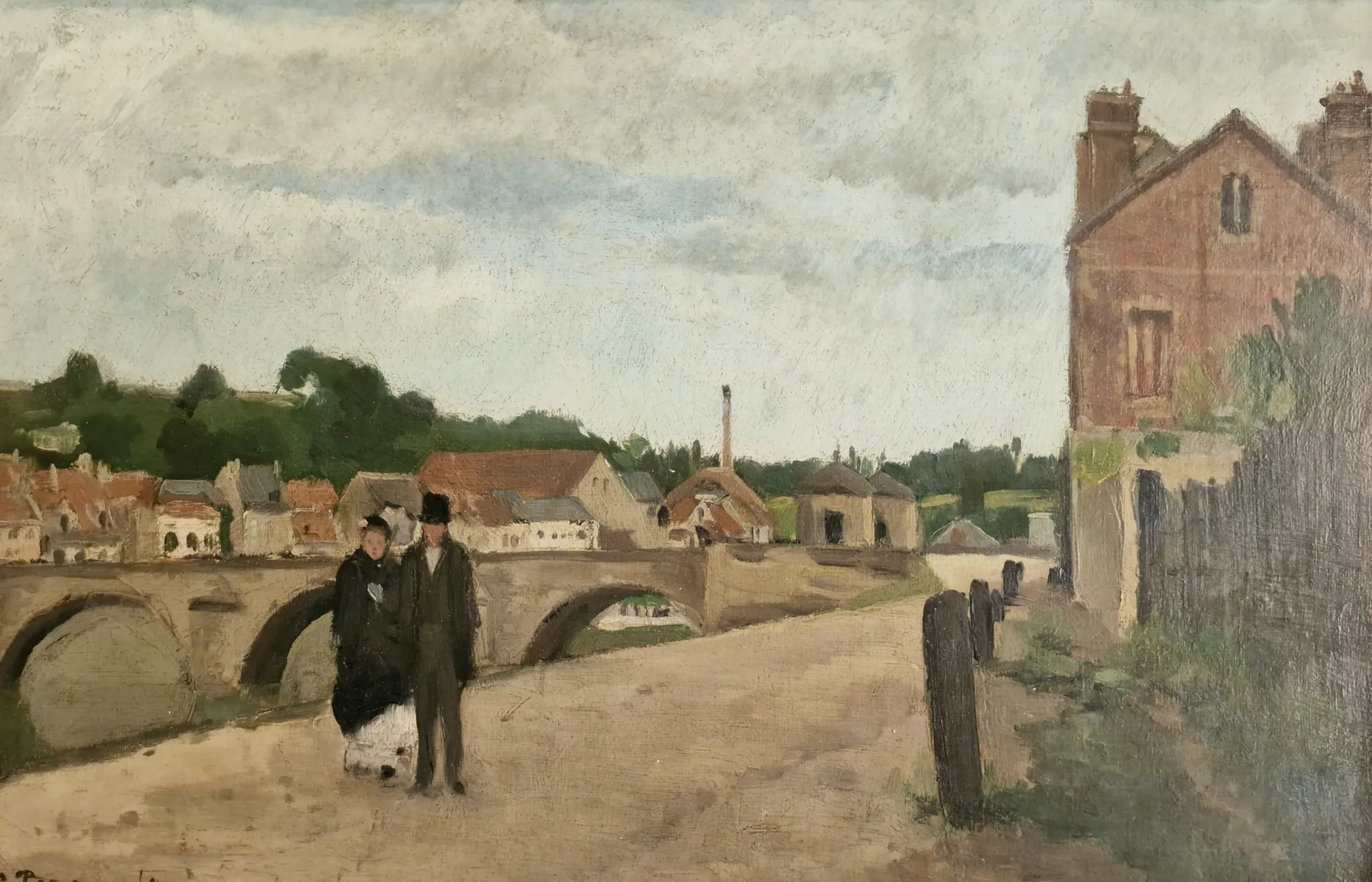 The Chemin de l'Écluse and the Pontoise Bridge
