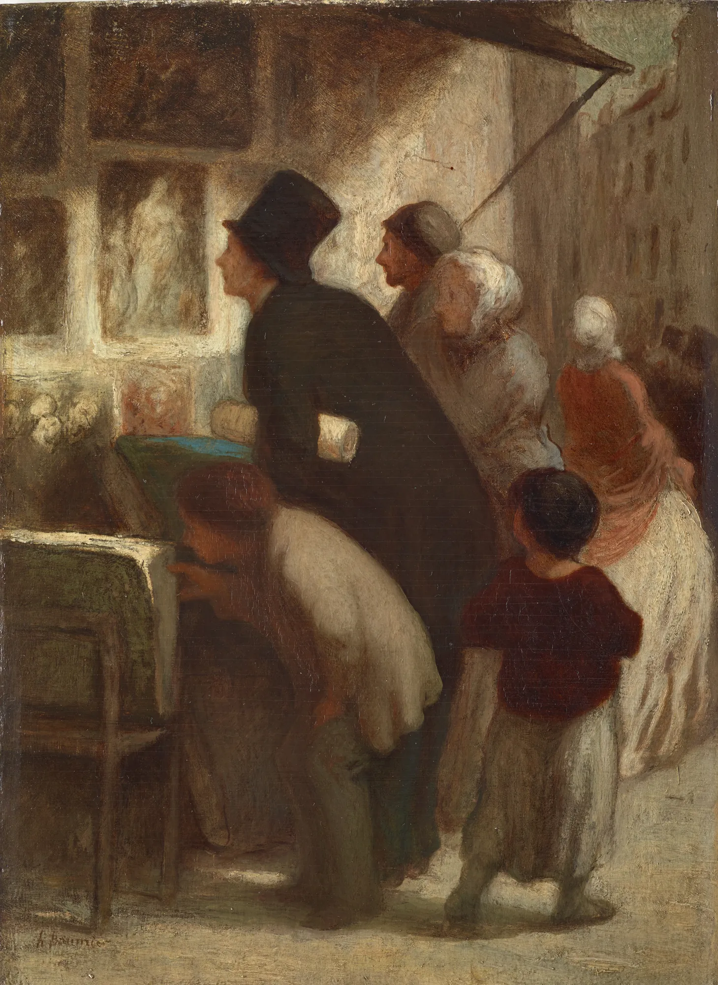 Outside the Print-Seller's Shop