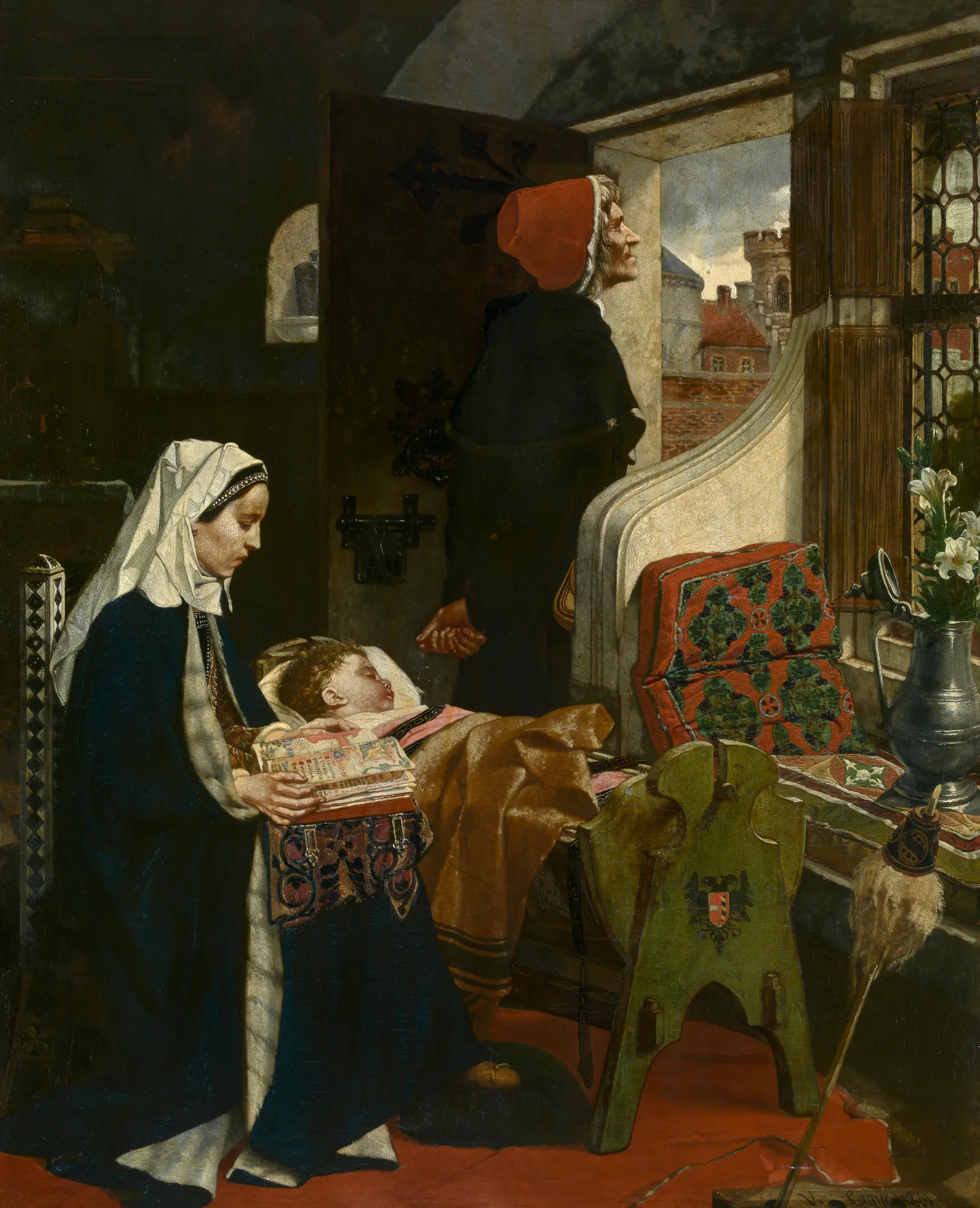 Johanna van der Gheynst with her Child in the Cradle