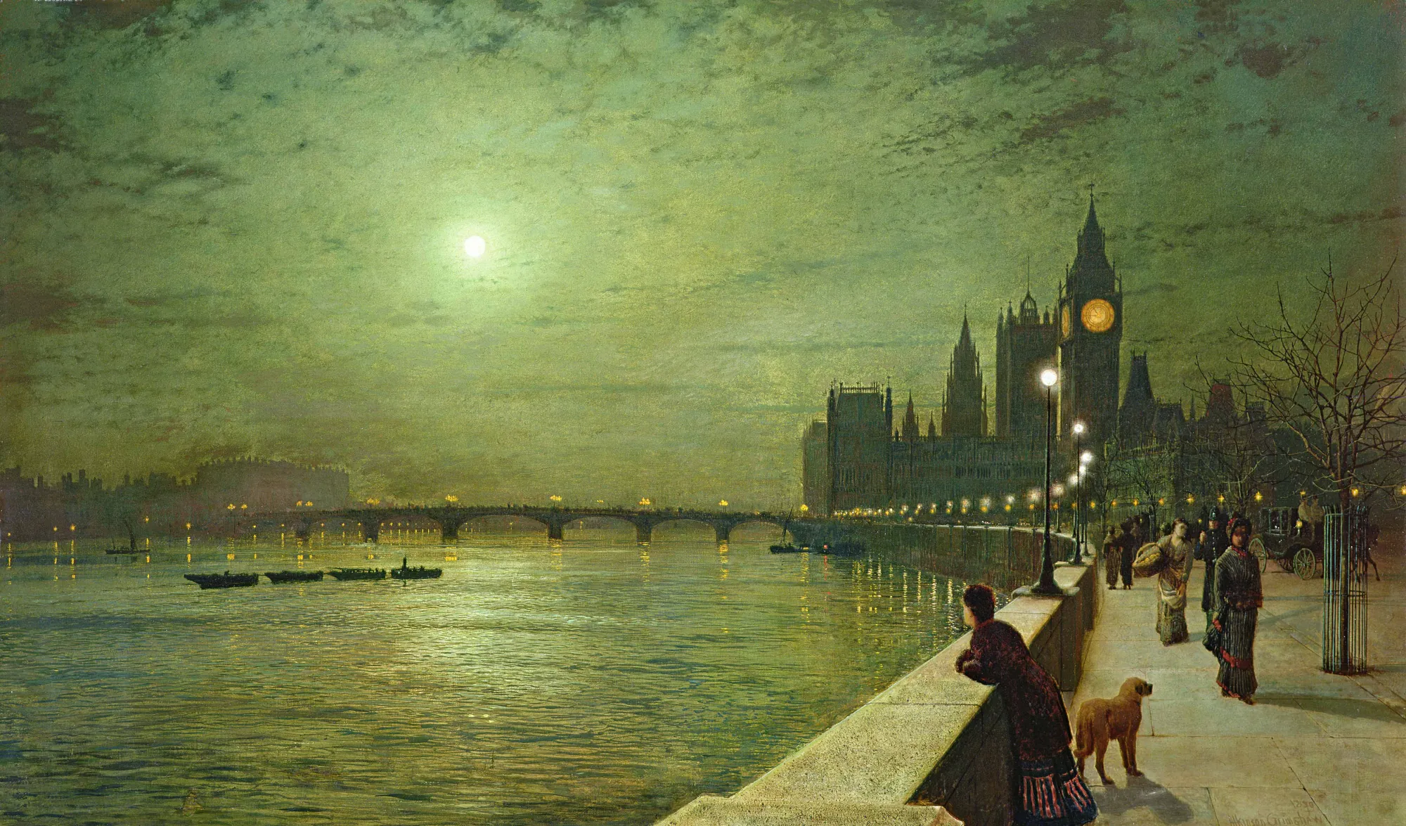 Reflections on the Thames, Westminster
