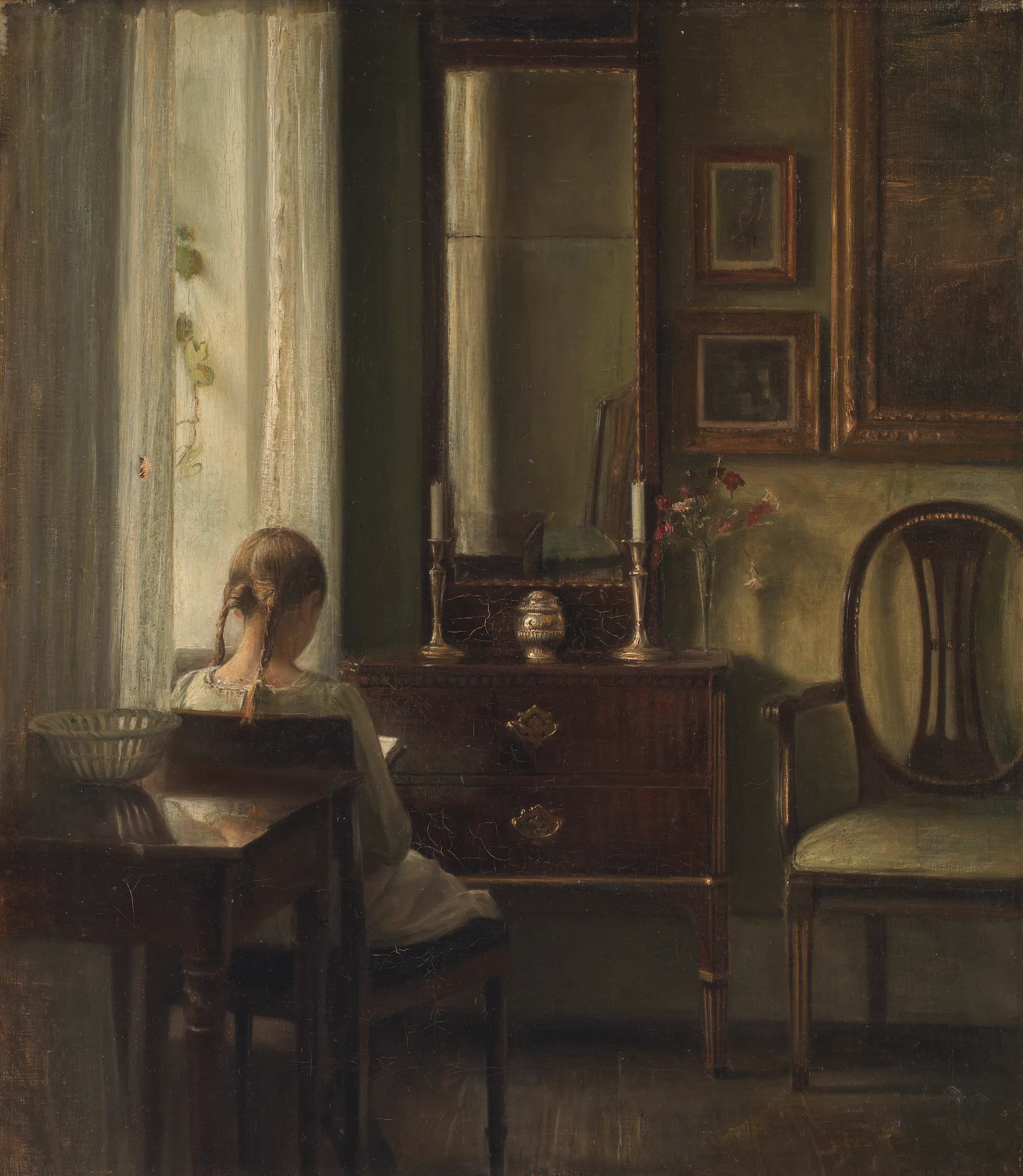 Interior with a Girl Reading