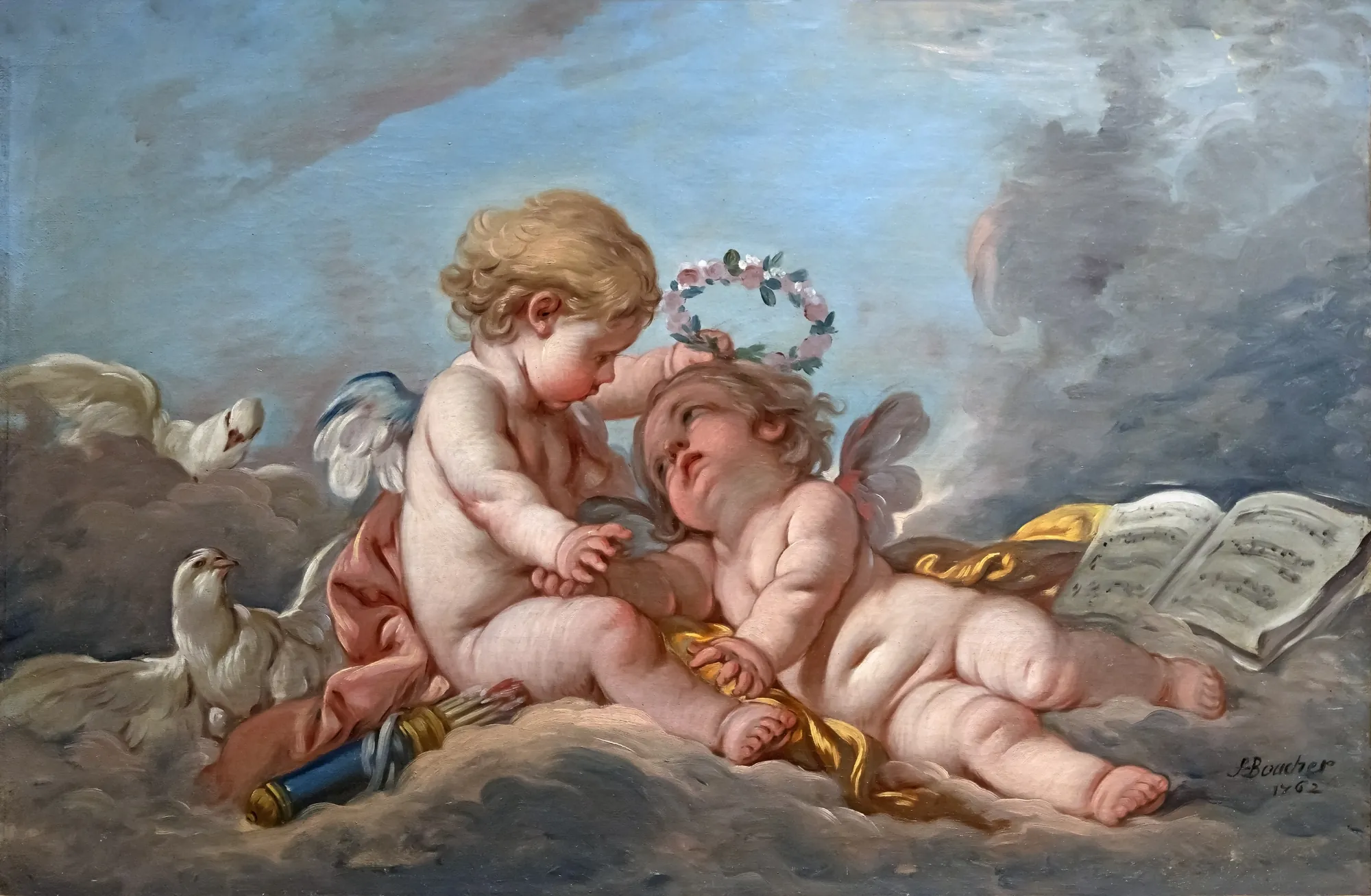 Composition with Putti
