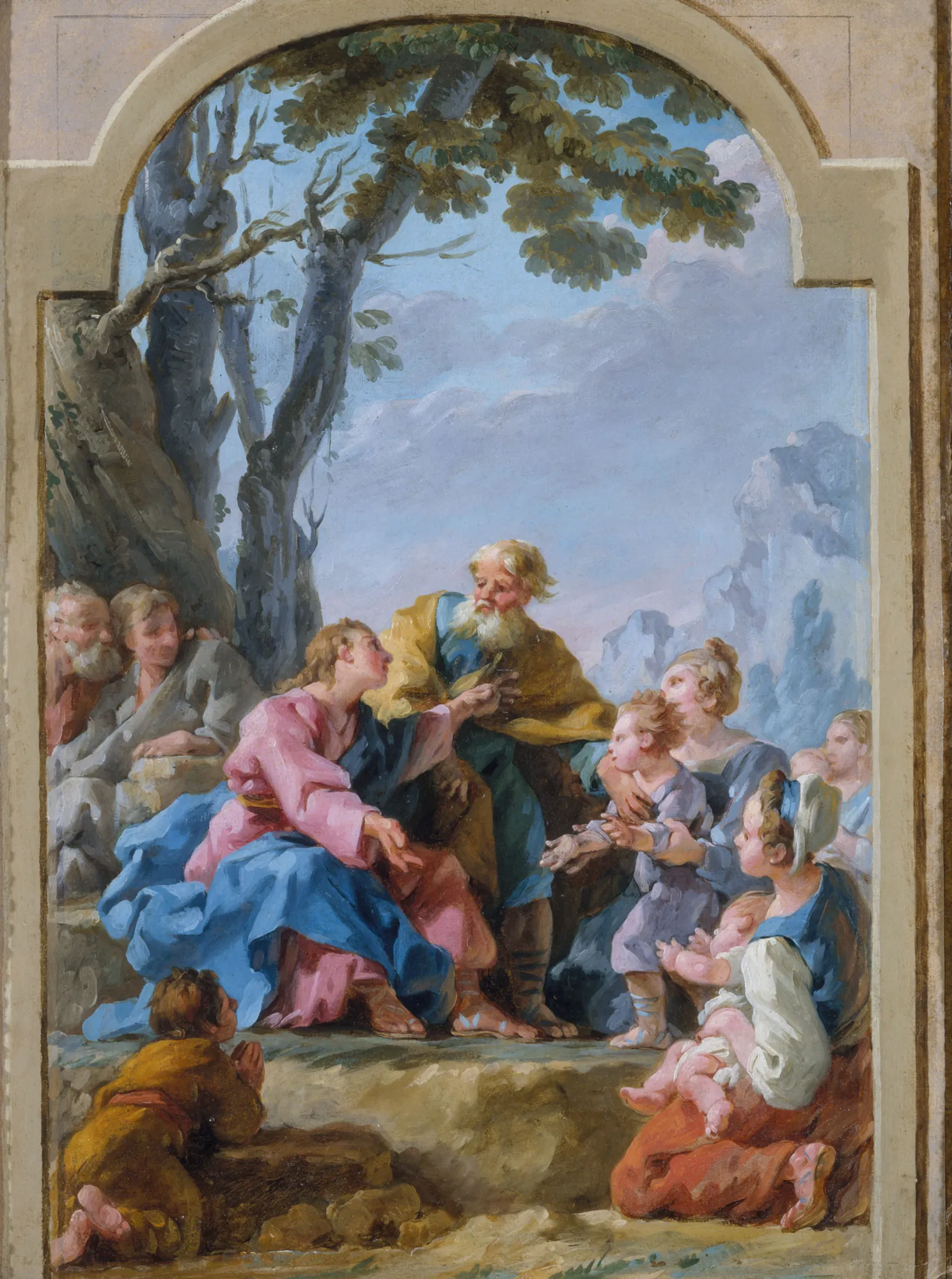 Christ and the Little Children (Le Christ et les petits enfants)