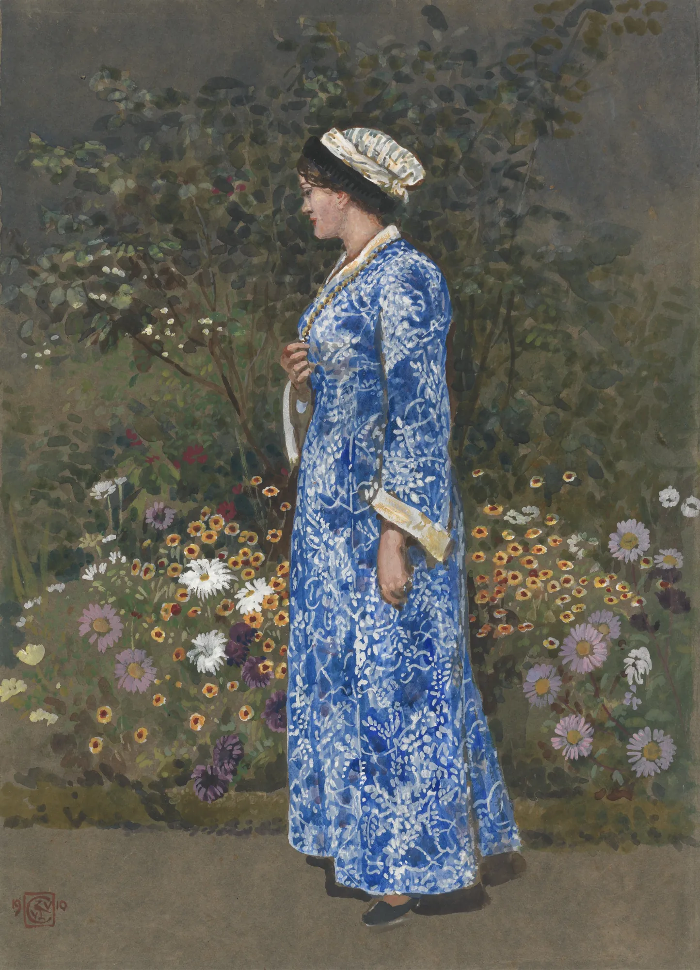 Woman in a Kimono