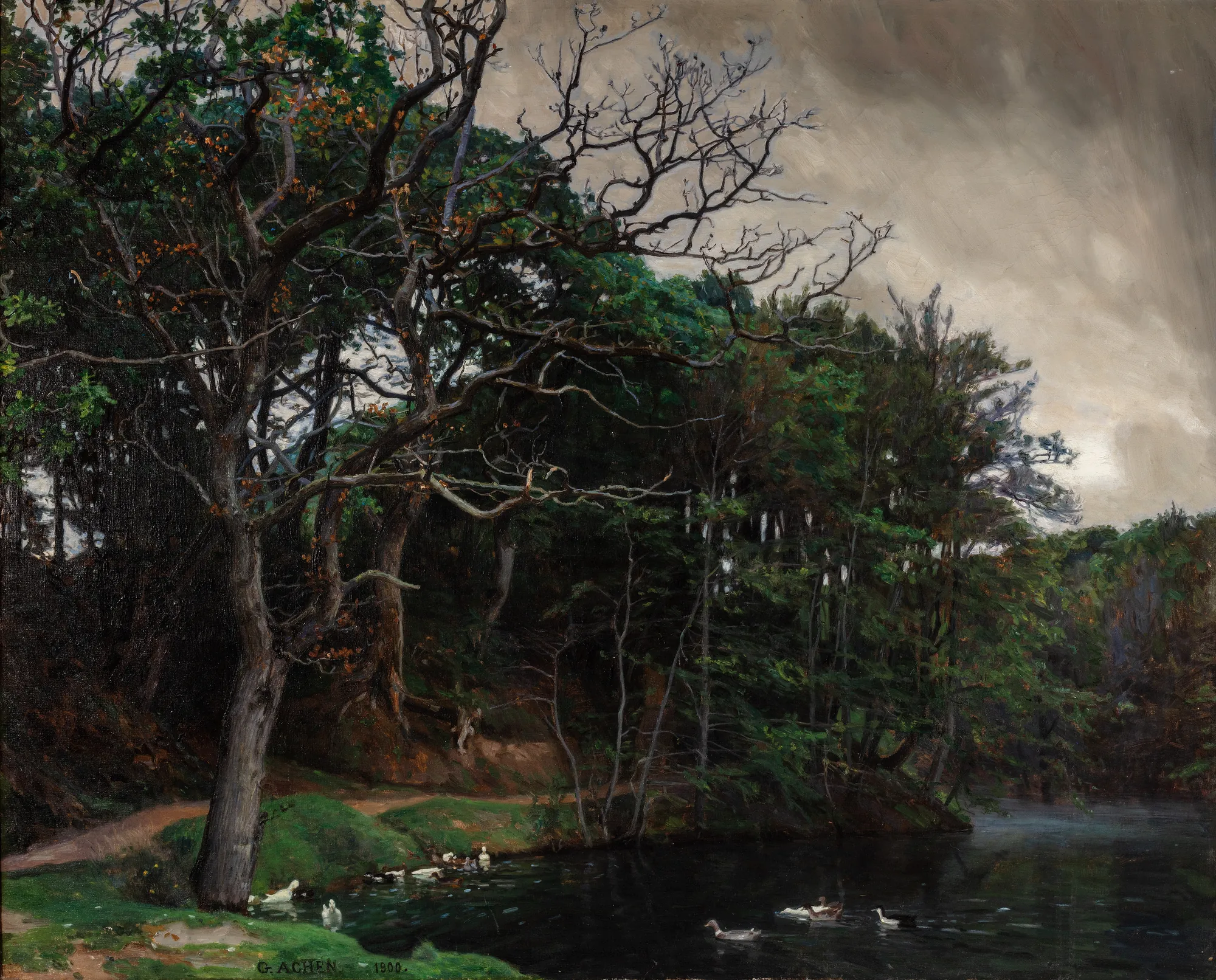 Landscape at Bækkelund, Hald