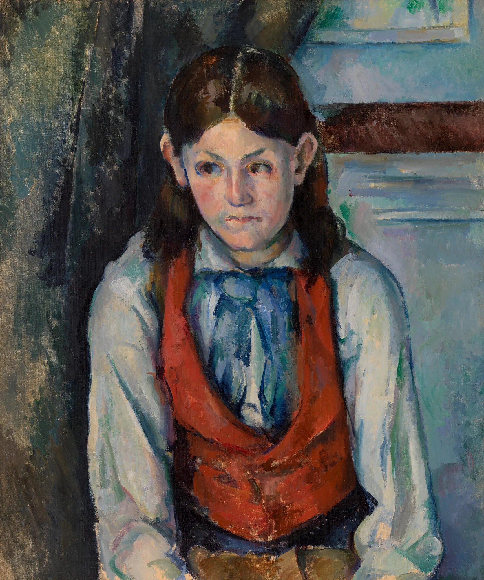 Boy in a Red Vest (Le Garçon au gilet rouge)