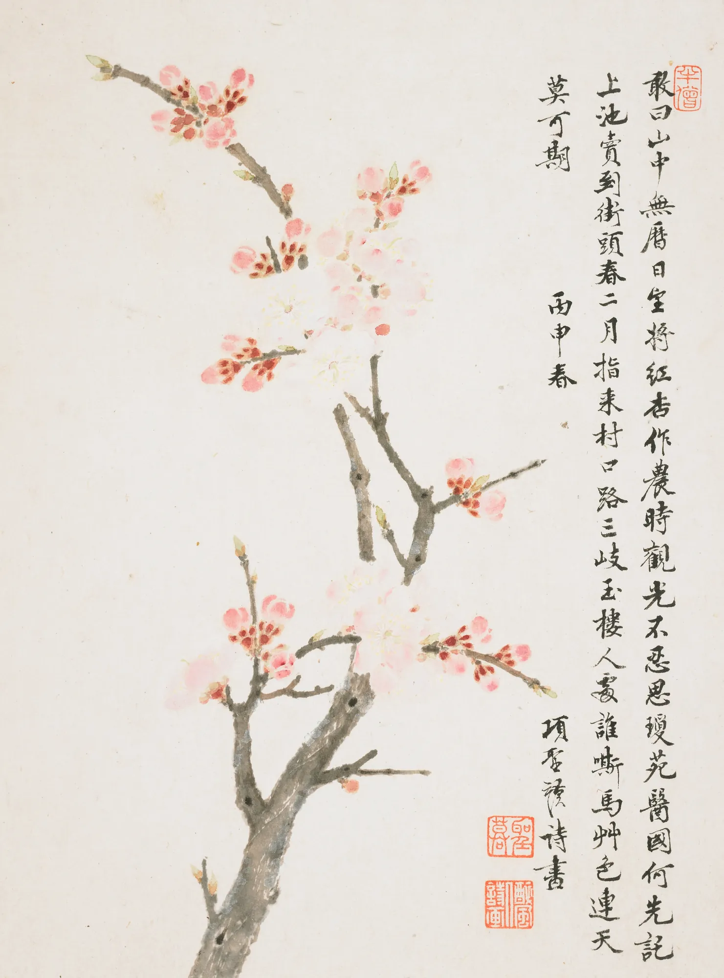 Flowering Branch (Album of Ten Leaves)