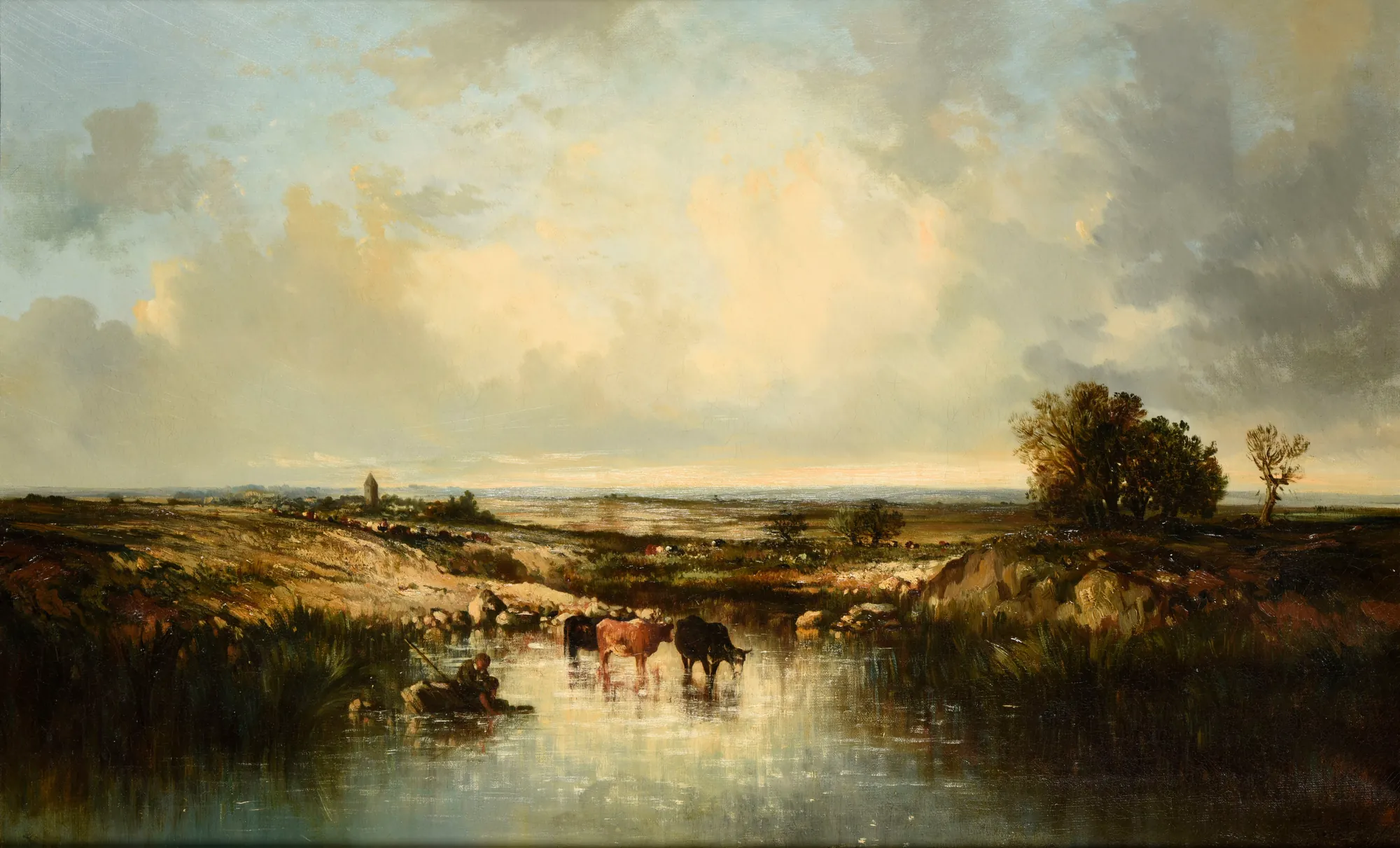Animals at the Watering Hole (Animaux à l'abreuvoir)