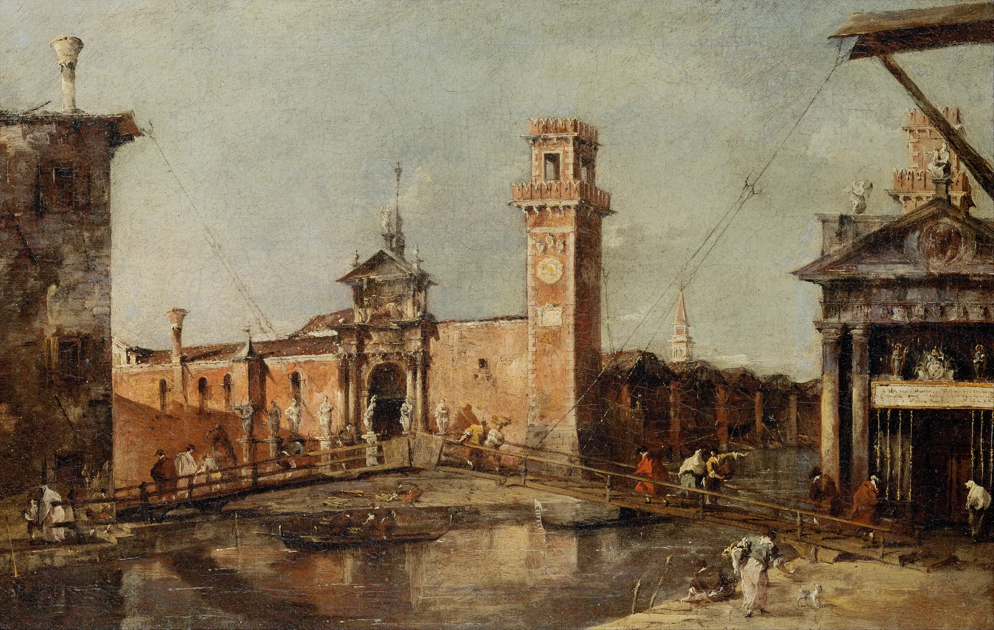 The Entrance to the Arsenal in Venice