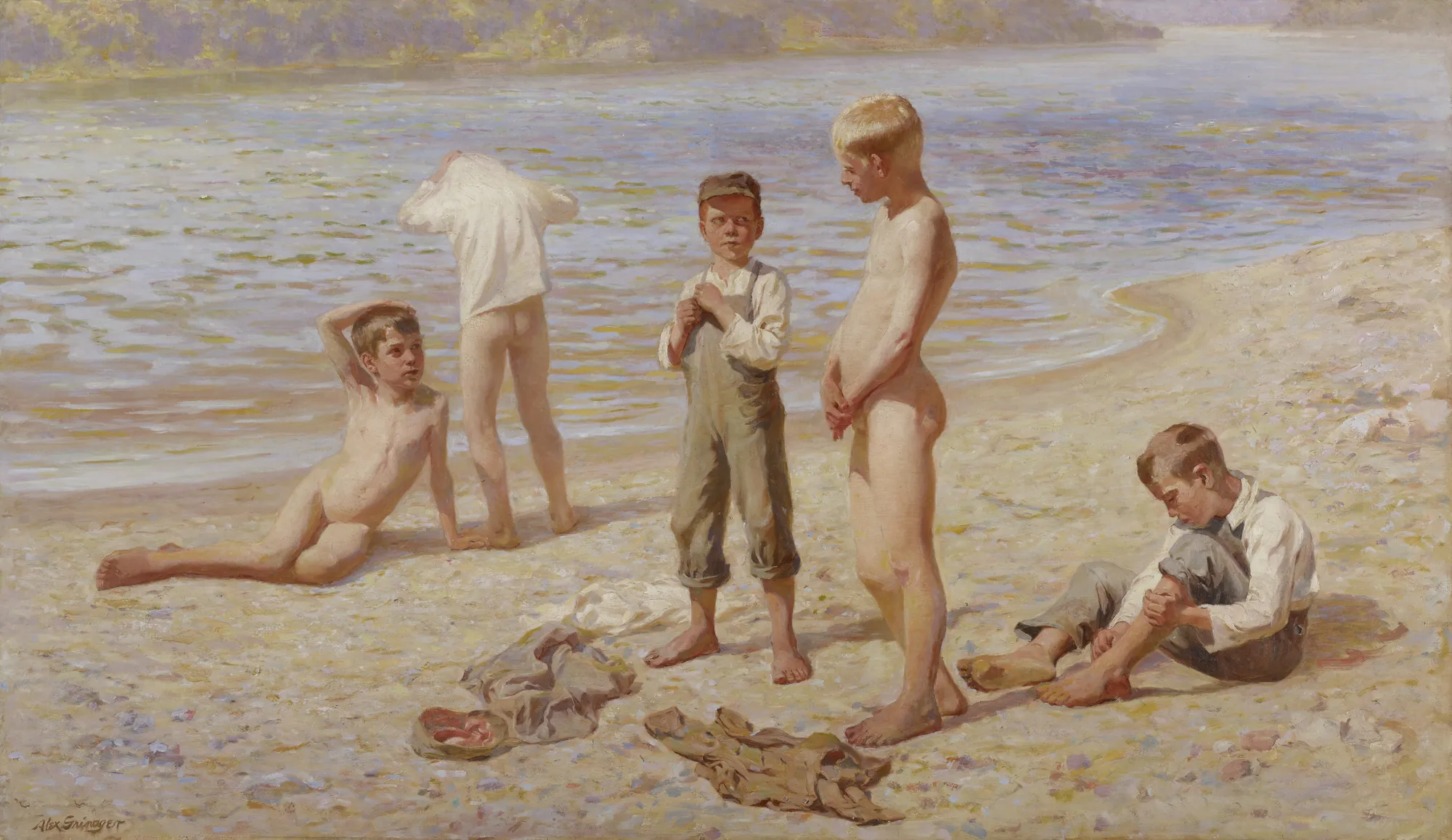 Boys Bathing