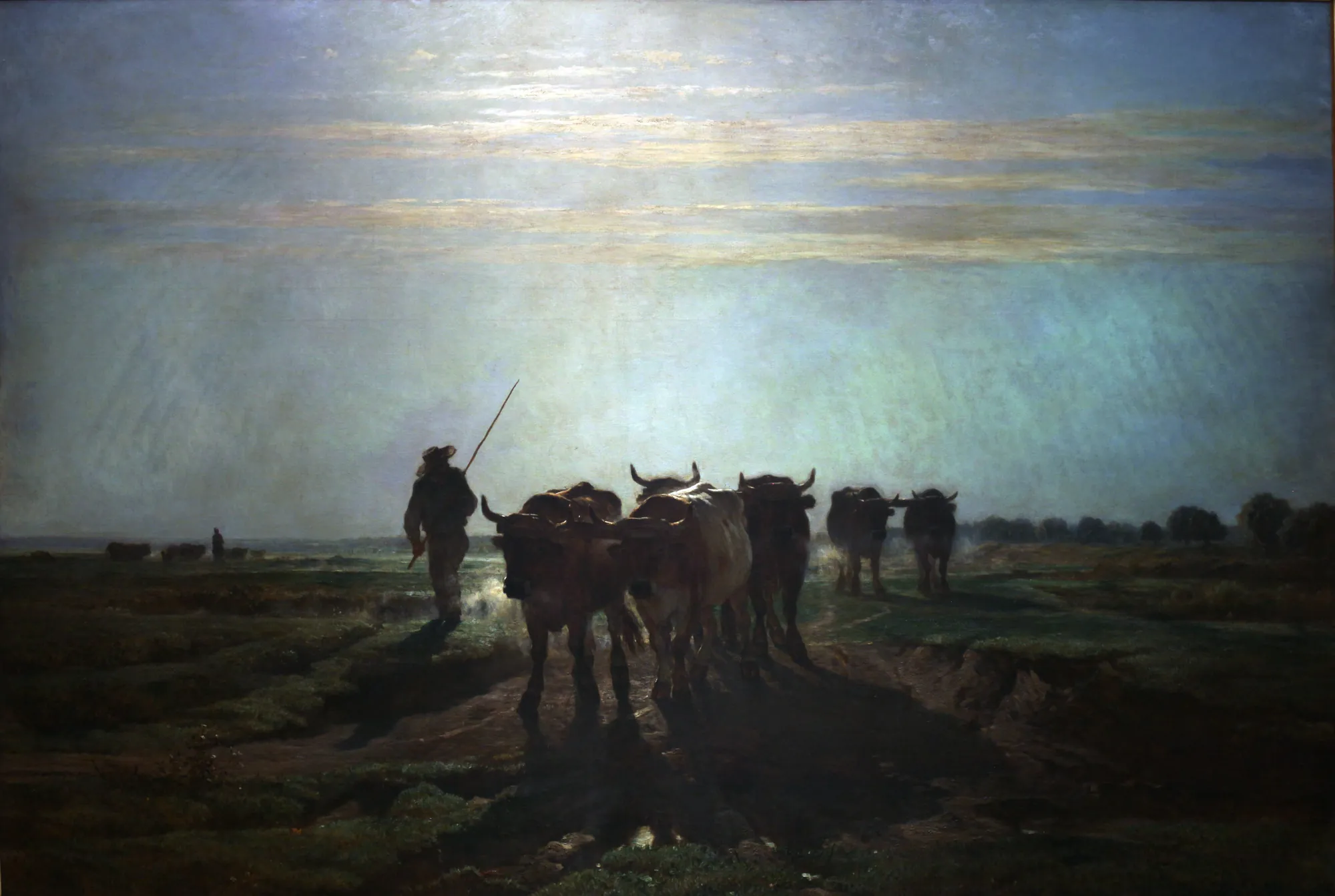 Oxen Going to Plow