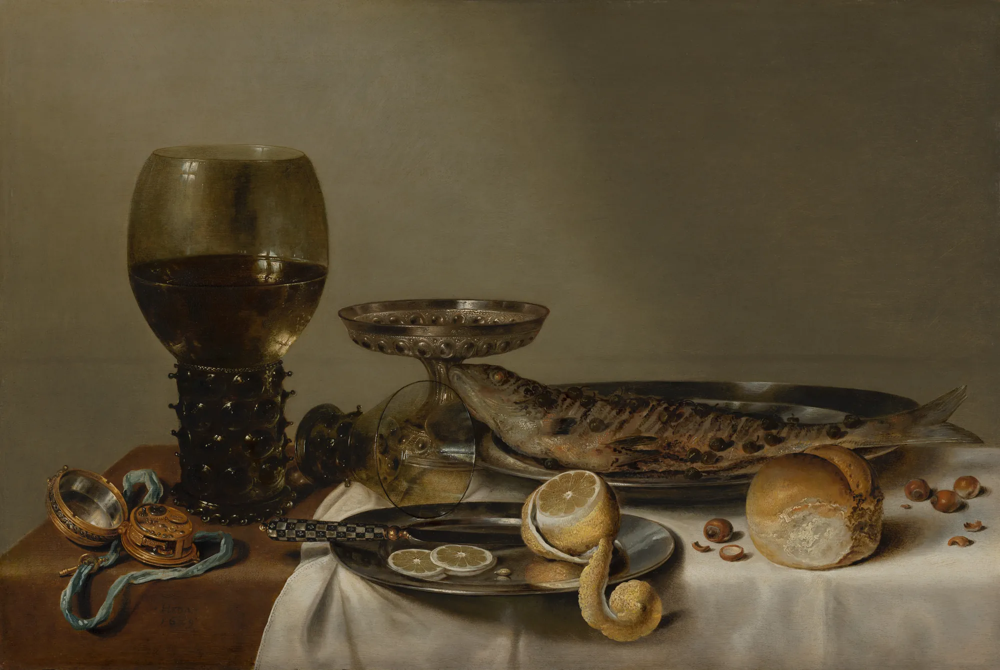 Still Life with a Roemer and a Watch