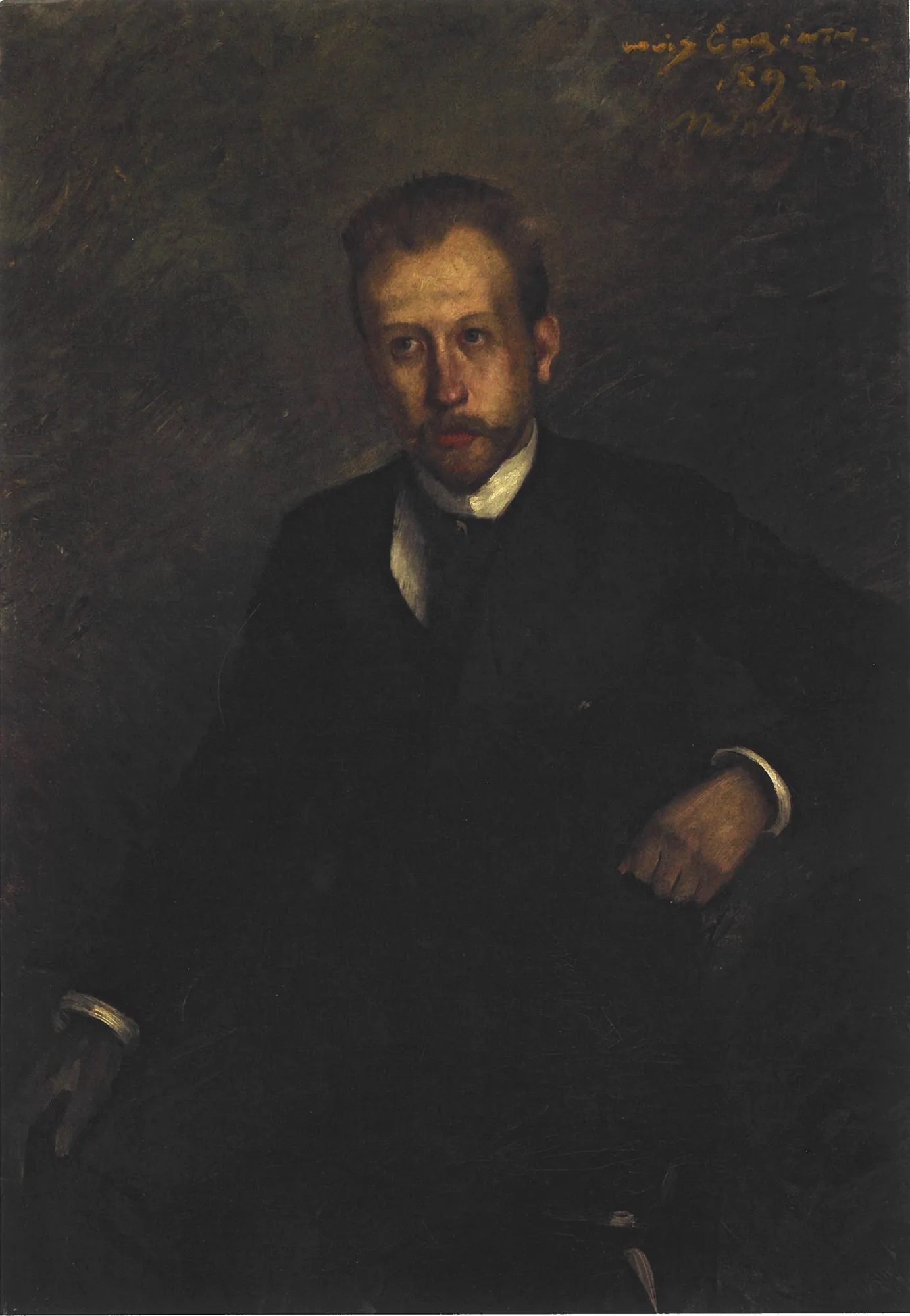 Portrait of the Teacher Carl Bolhoevener