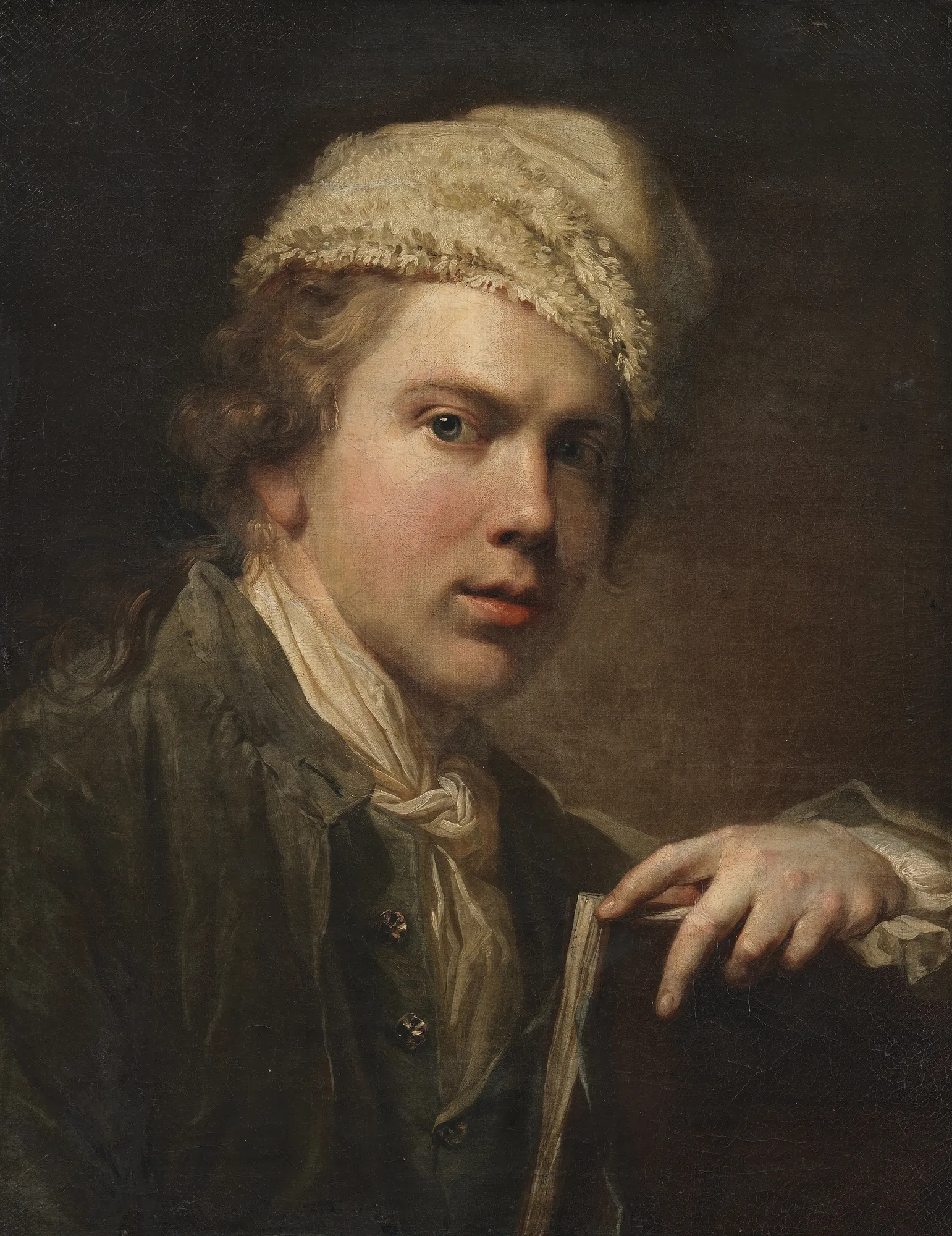 Self-portrait with Portfolio