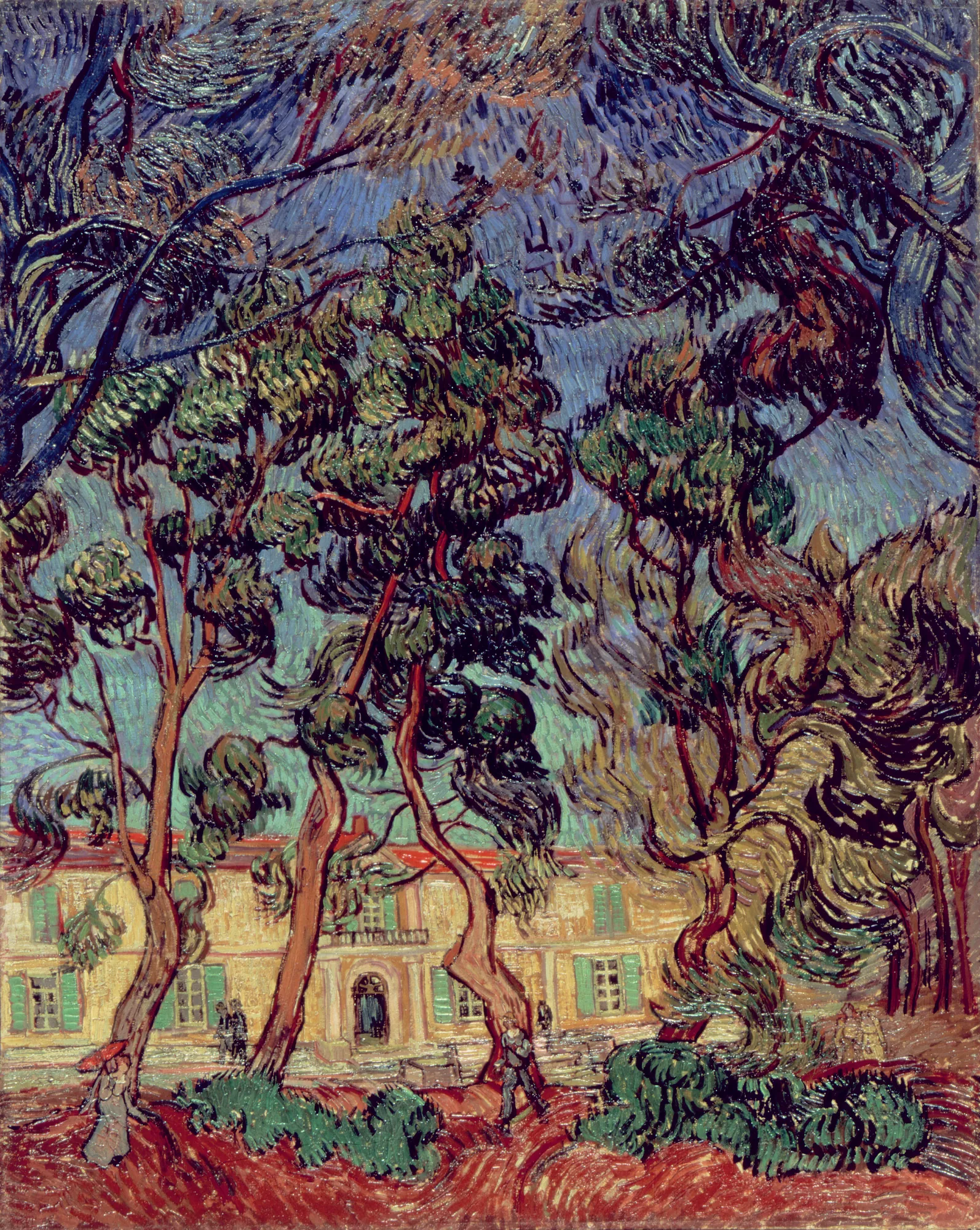 Trees in the Garden of Saint-Paul Hospital