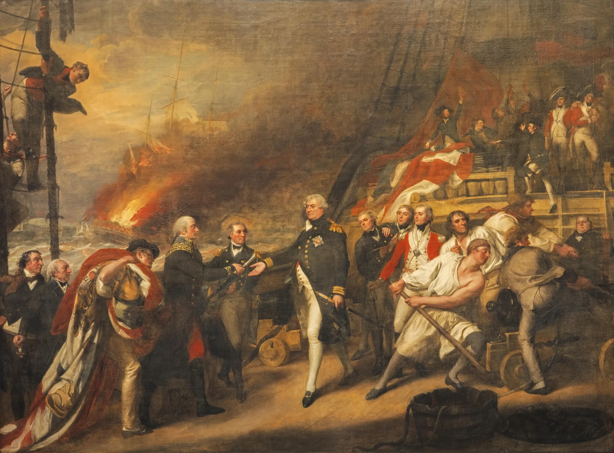 The Surrender of Admiral de Winter at the Battle of Camperdown