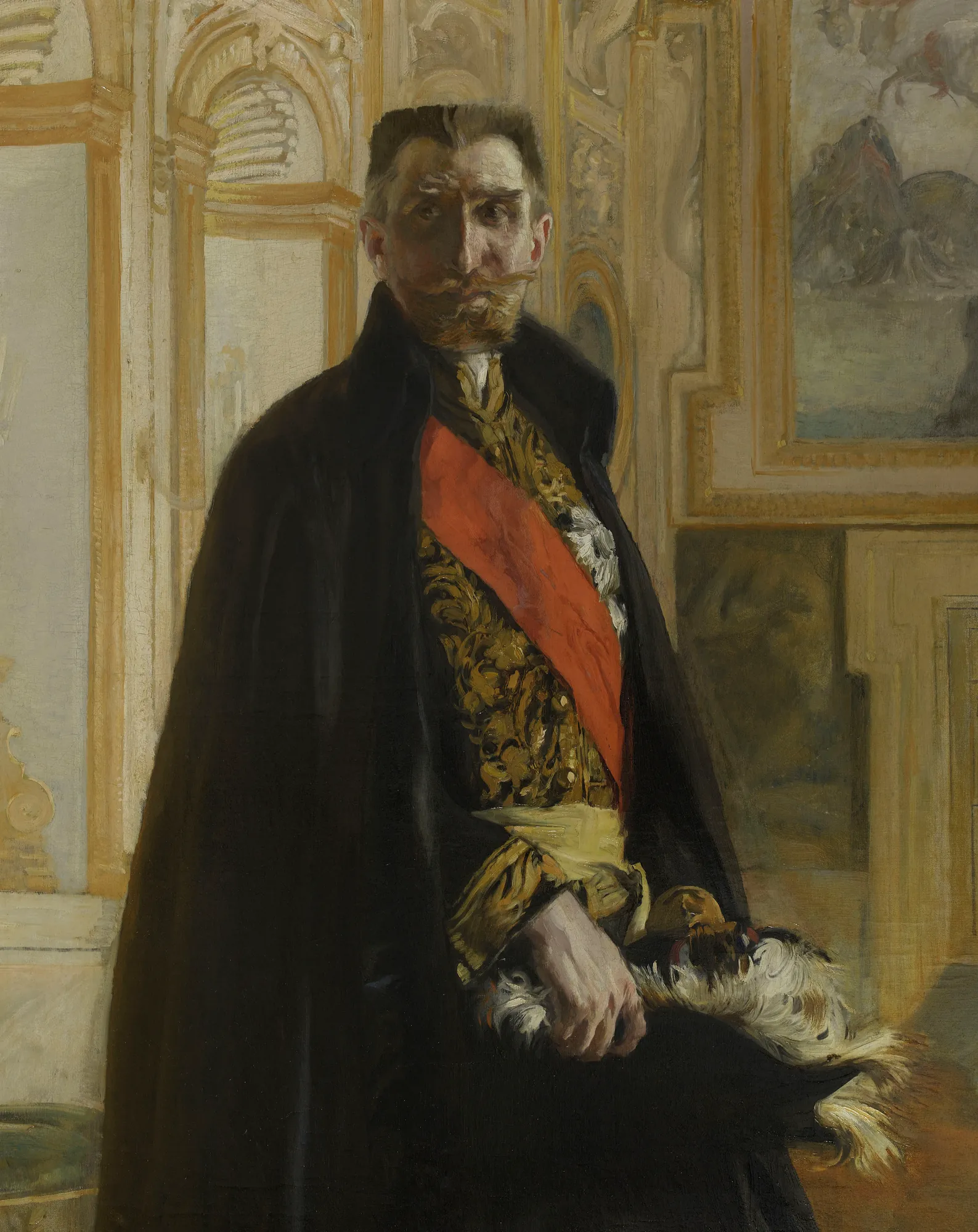 Portrait of Camille Barrère at the Palais Farnèse