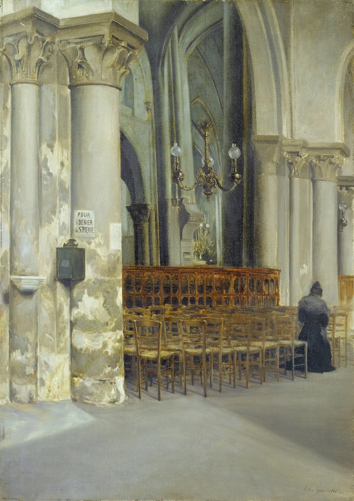 Intérieur de l'église Saint-Pierre-de-Montmartre