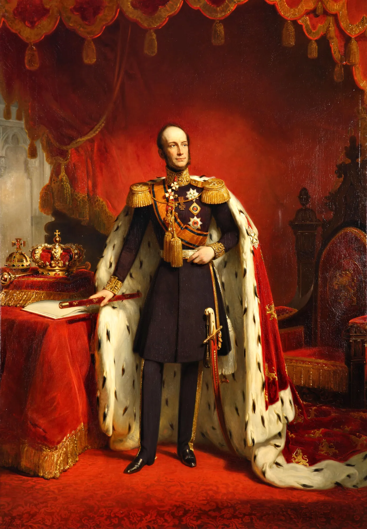 King Willem II of the Netherlands