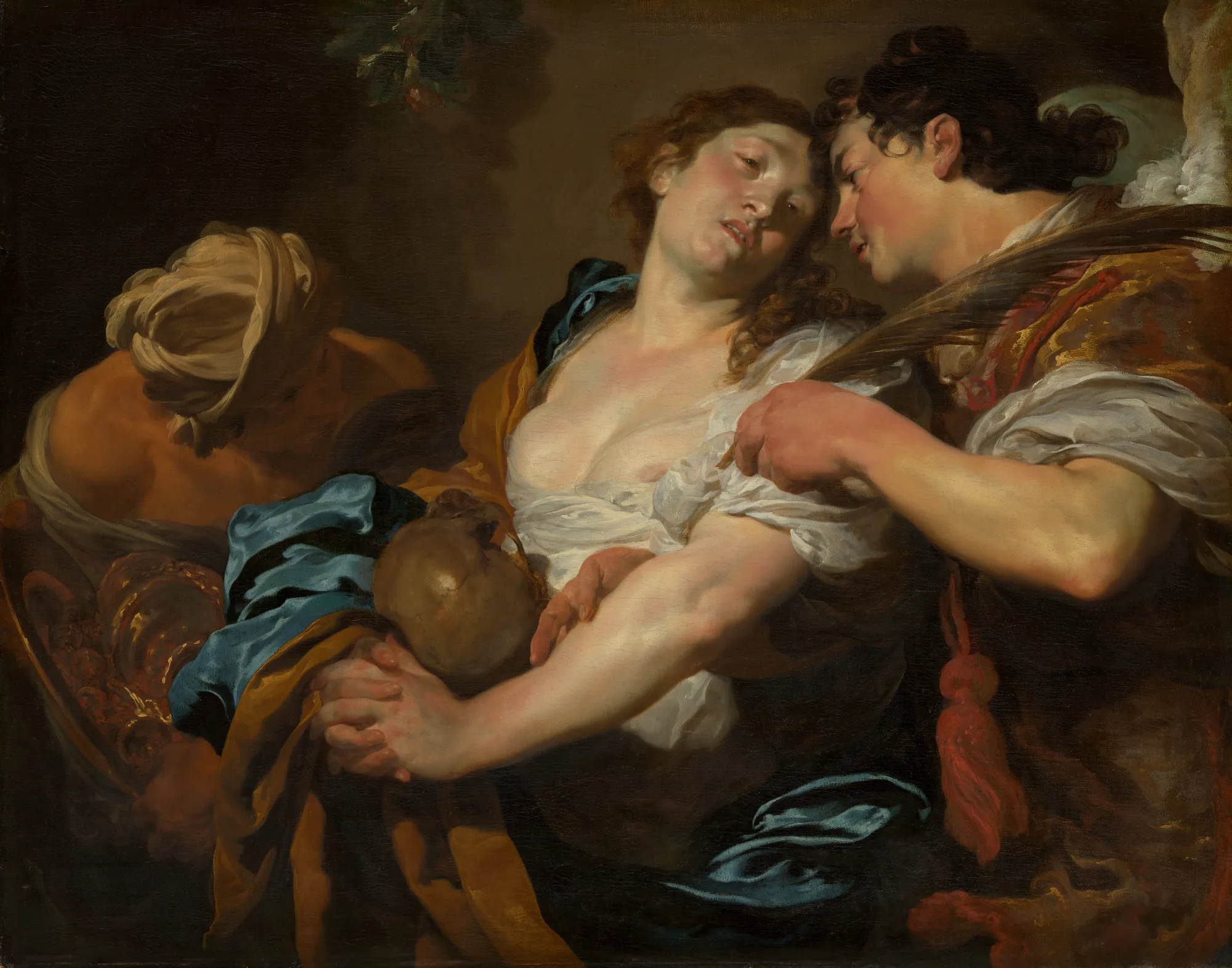 The Temptation of Saint Mary Magdalen The Temptation of Saint Mary Magdalen by Johann Liss. A Baroque oil painting depicting the emotional struggle of Saint Mary Magdalen, shown with a skull and two other figures in dramatic lighting.