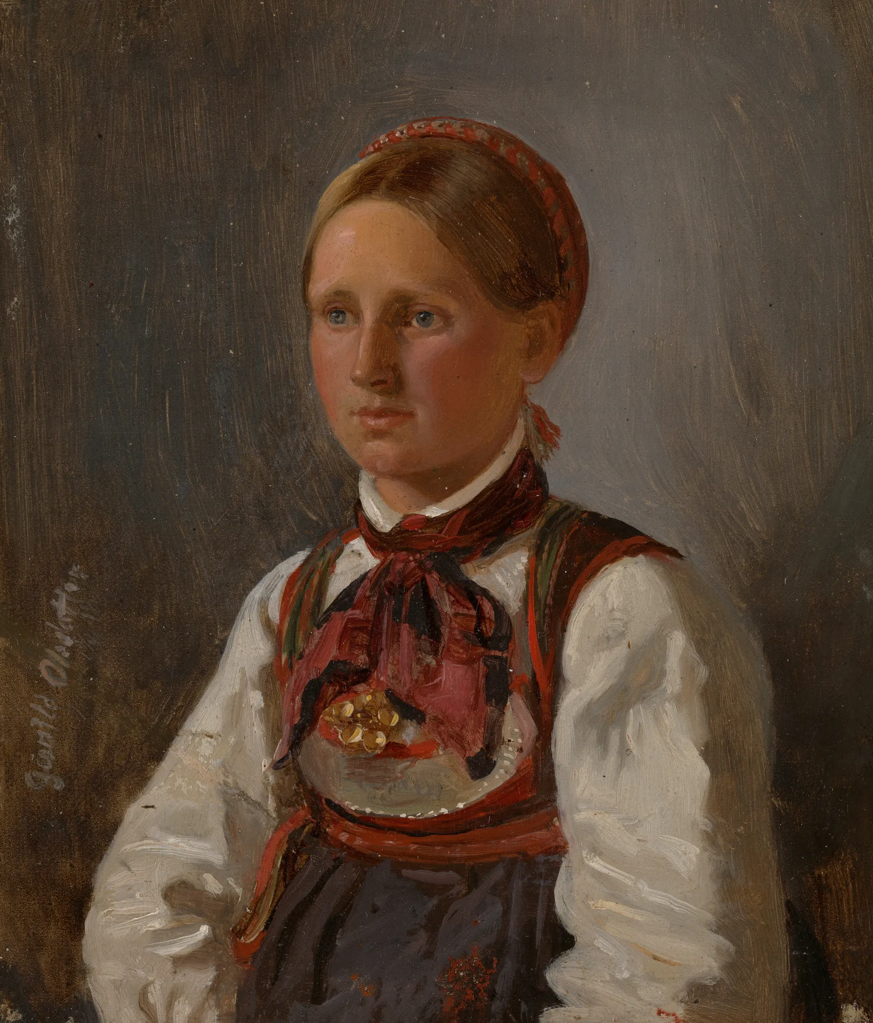 Portrait of Gunild Olsdatter from Tinn