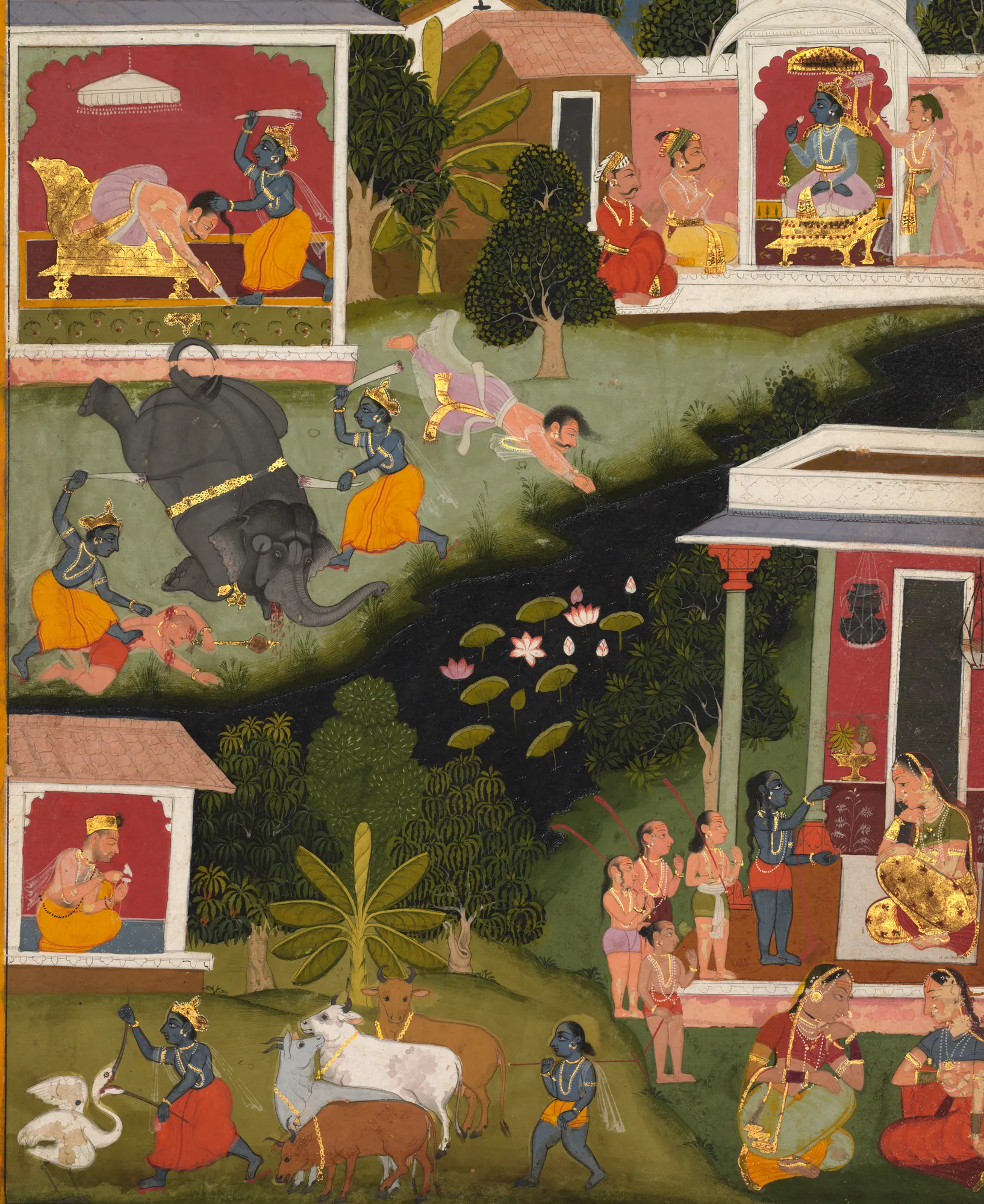 Krishna as the Destroyer of Demons