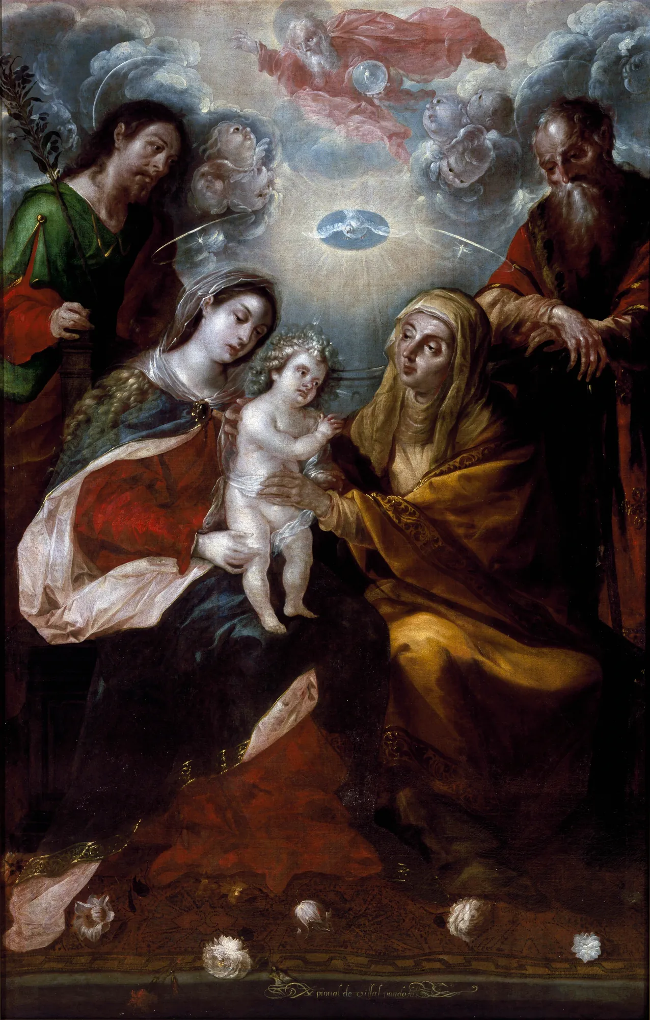 Holy Family with Saints Anna and Joachim
