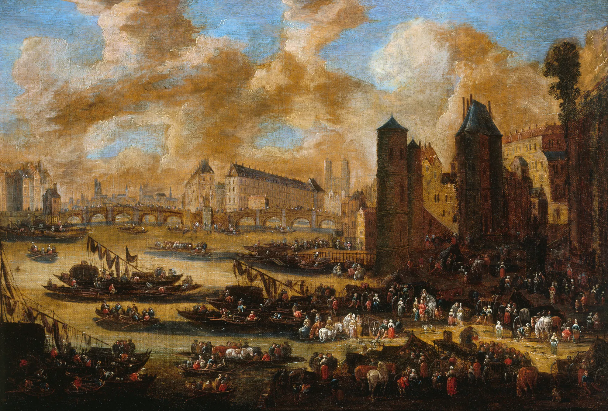 Le Pont-Neuf, the Cité, and the Porte de Nesle