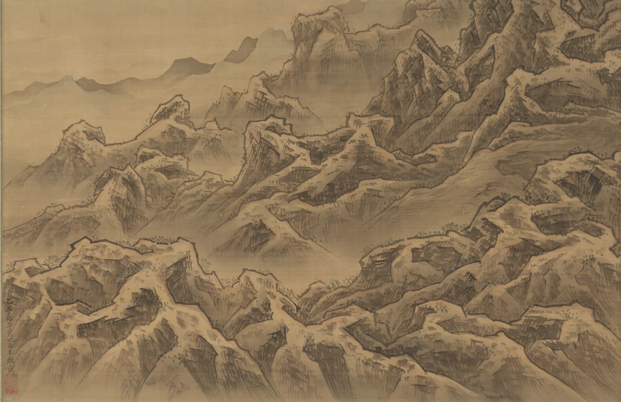 Mountains and Ravine