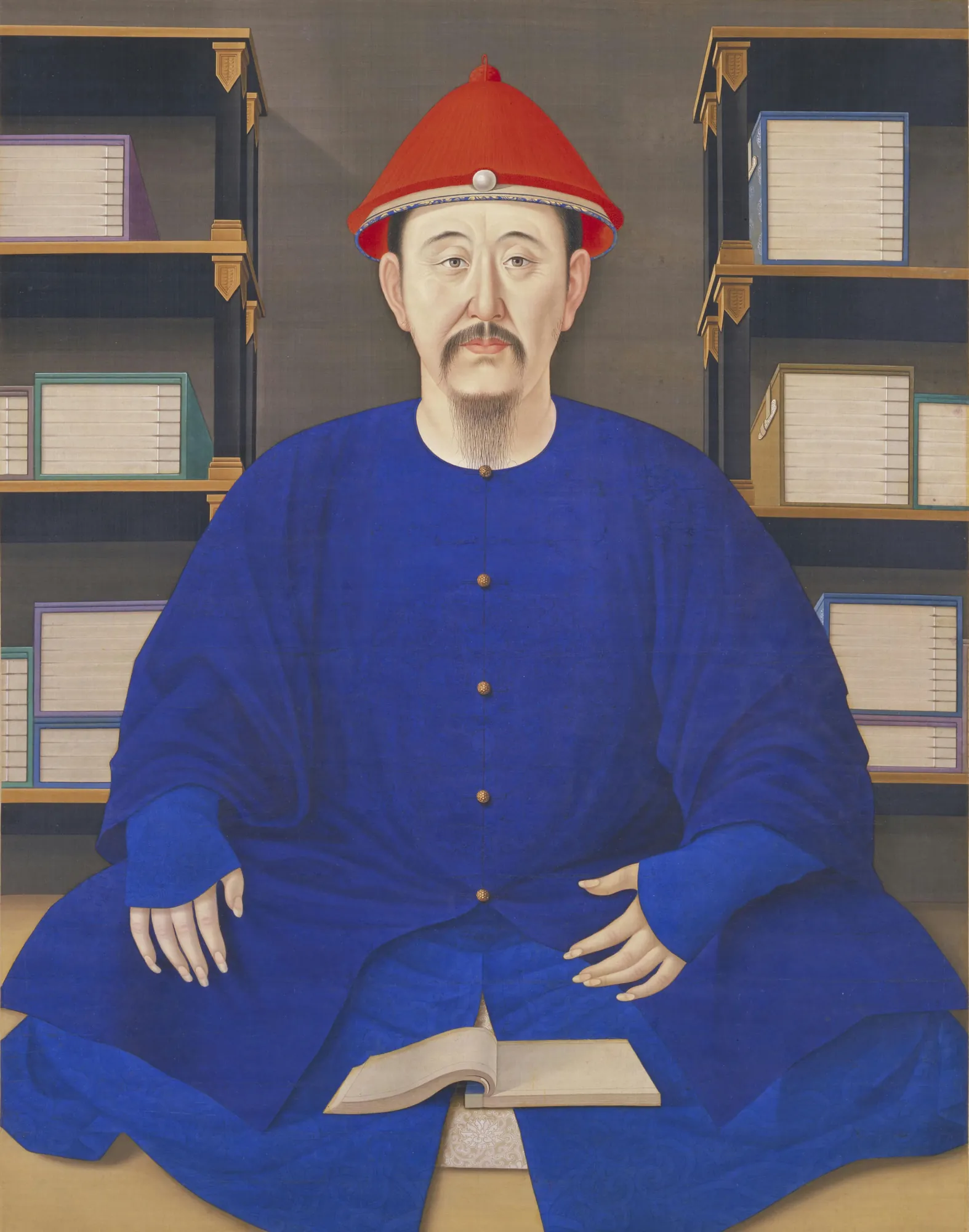Portrait of the Kangxi Emperor Reading