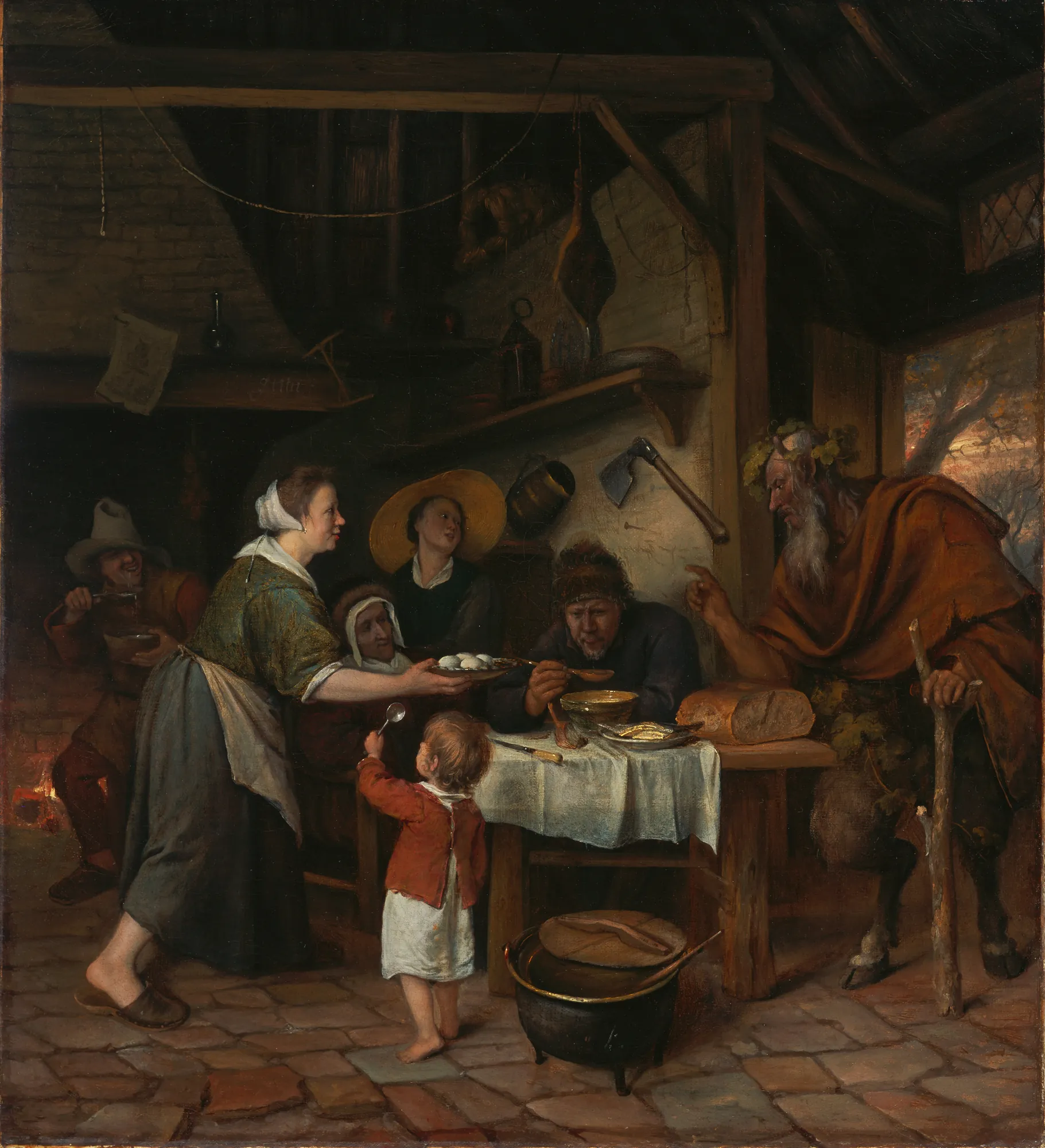 The Satyr and the Peasant Family