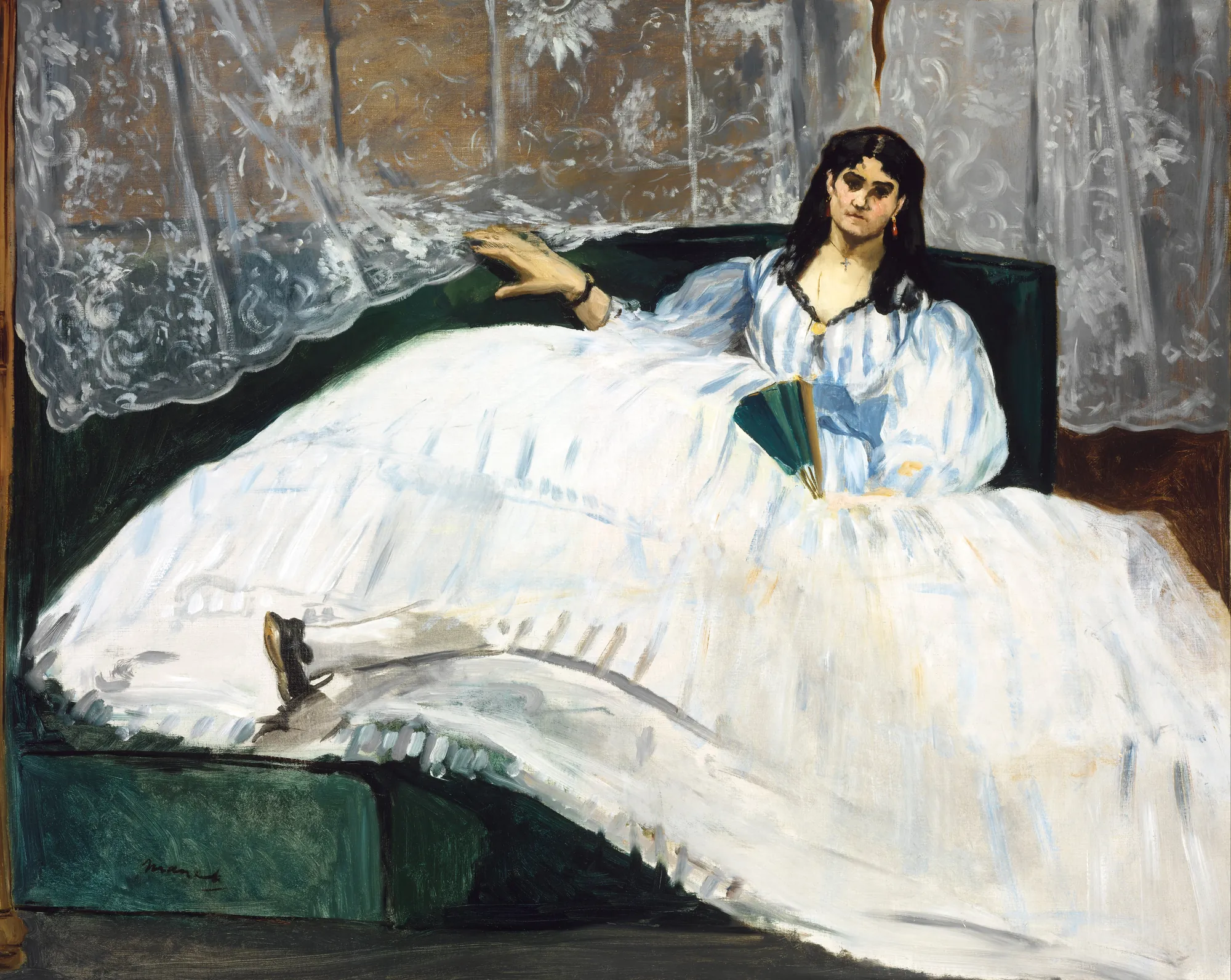 Woman with a Fan