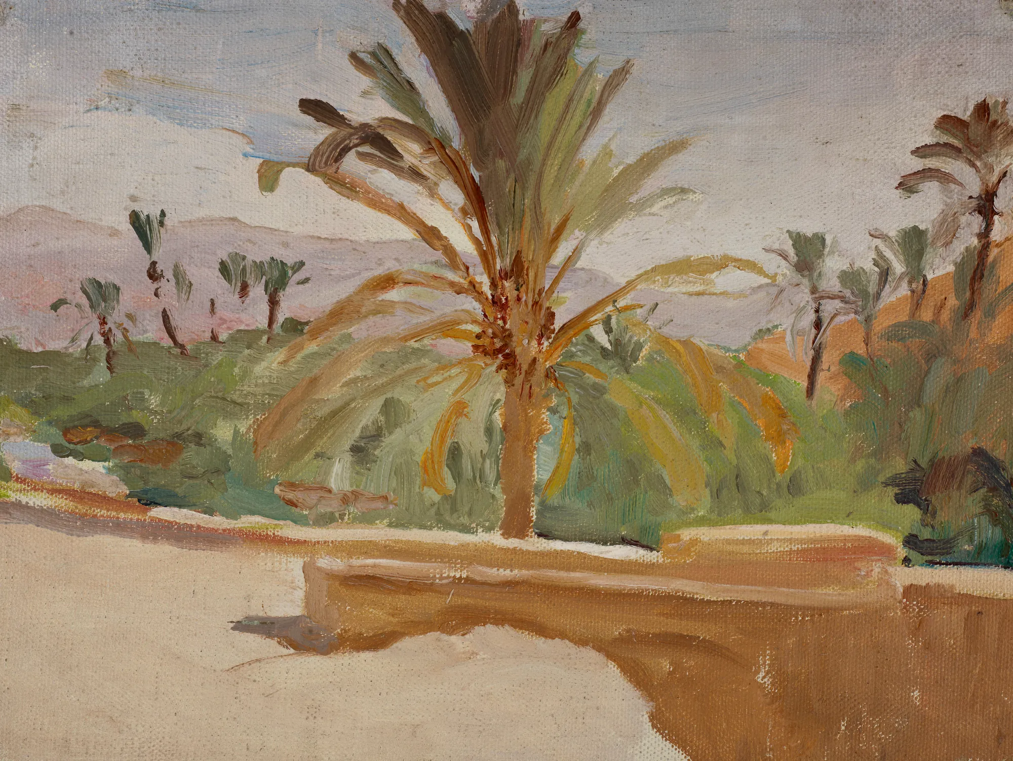 Biskra (Oasis with Palm Trees)