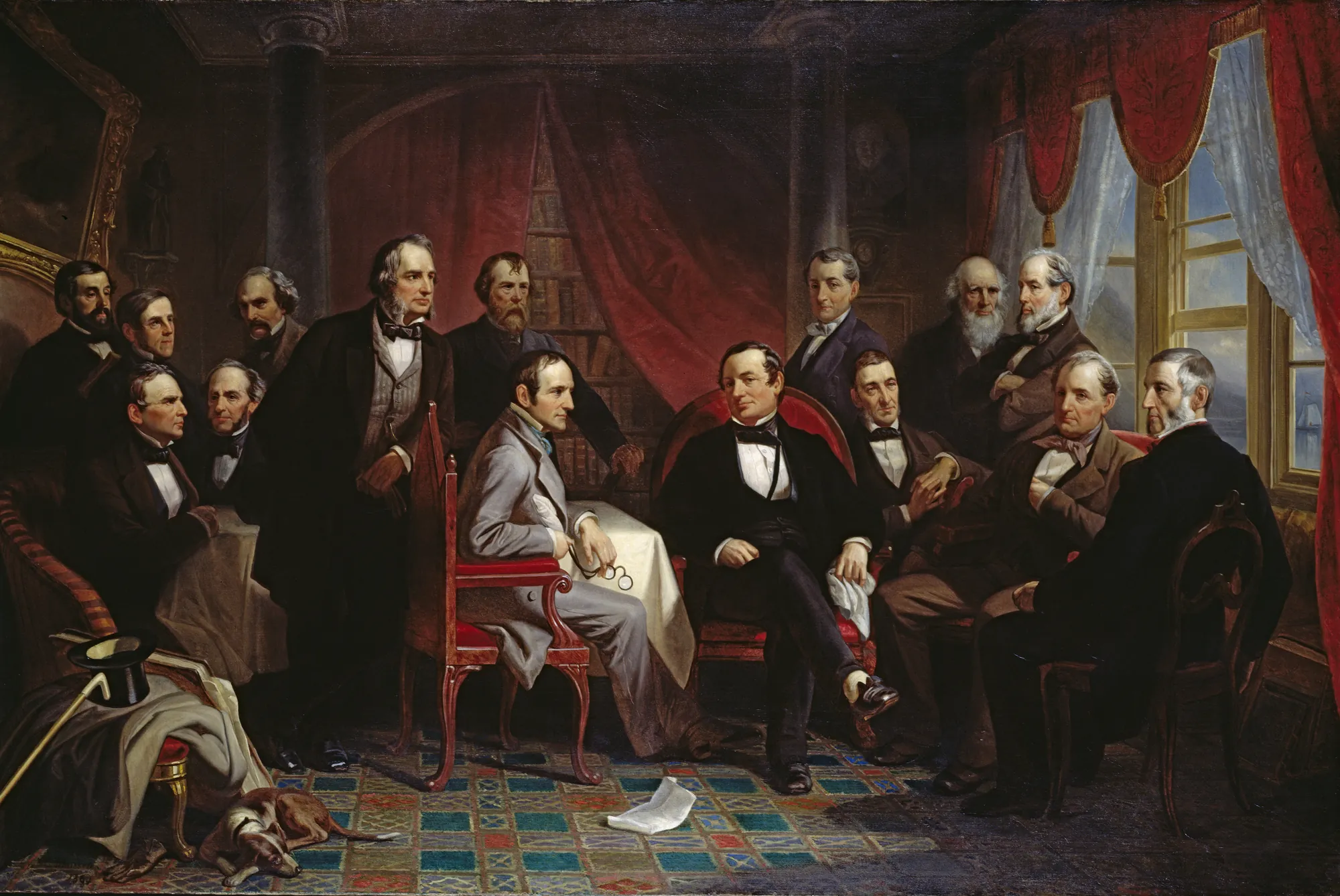 Washington Irving and his Literary Friends at Sunnyside