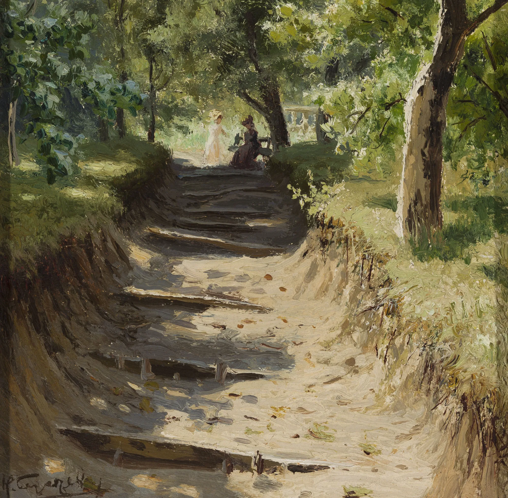 Alley in the Garden
