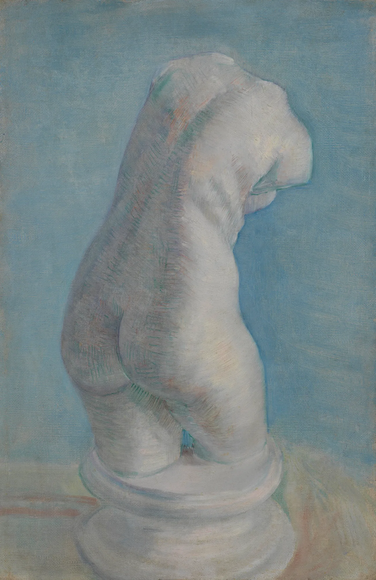 Plaster Cast of a Woman's Torso