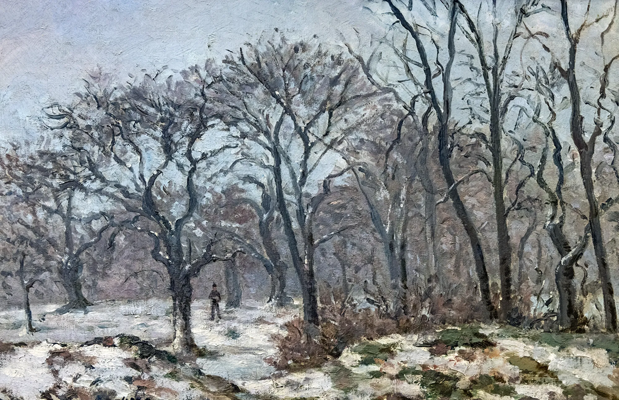 Chestnut Coppice in Winter, Louveciennes