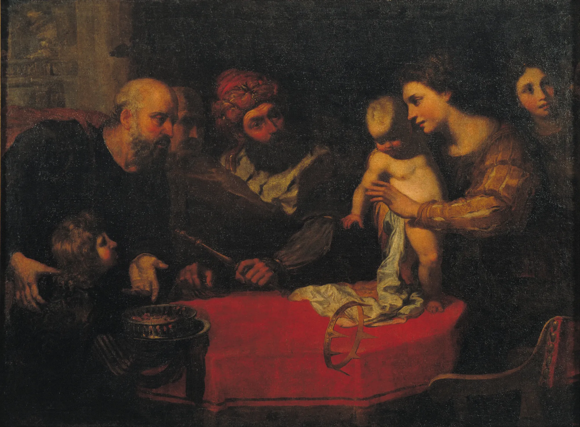The Child Moses Throws Down Pharaoh's Crown